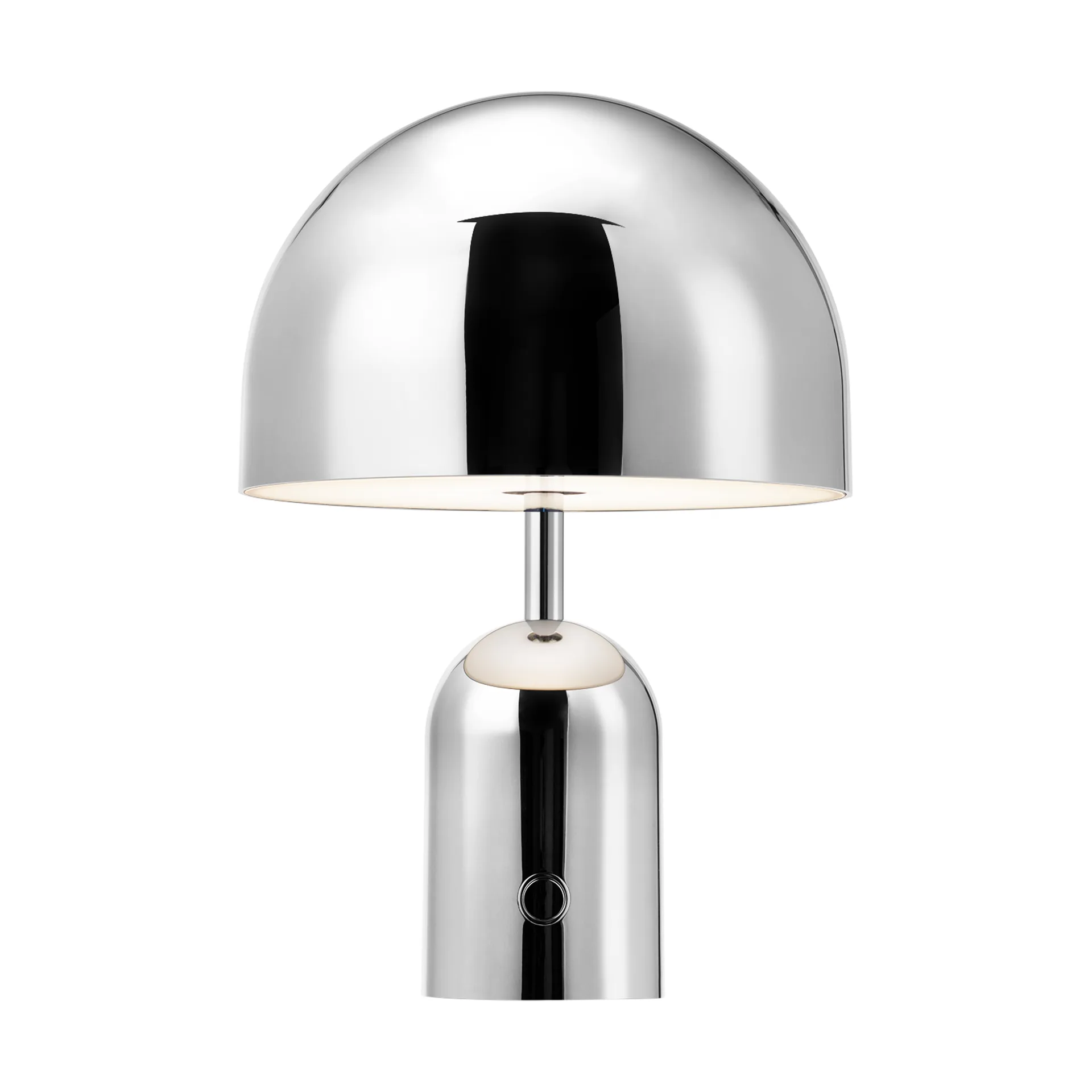 Bell Portable LED bordlampe 28 cm, Silver Tom Dixon