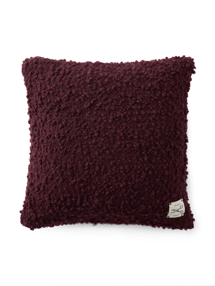 Bobble pute 45x45 cm - Burgundy - Tom Dixon