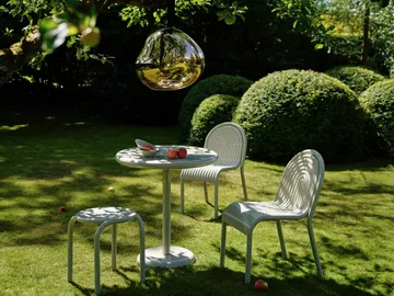 Groove cafebord rundt - Putty, Ø70 cm - Tom Dixon