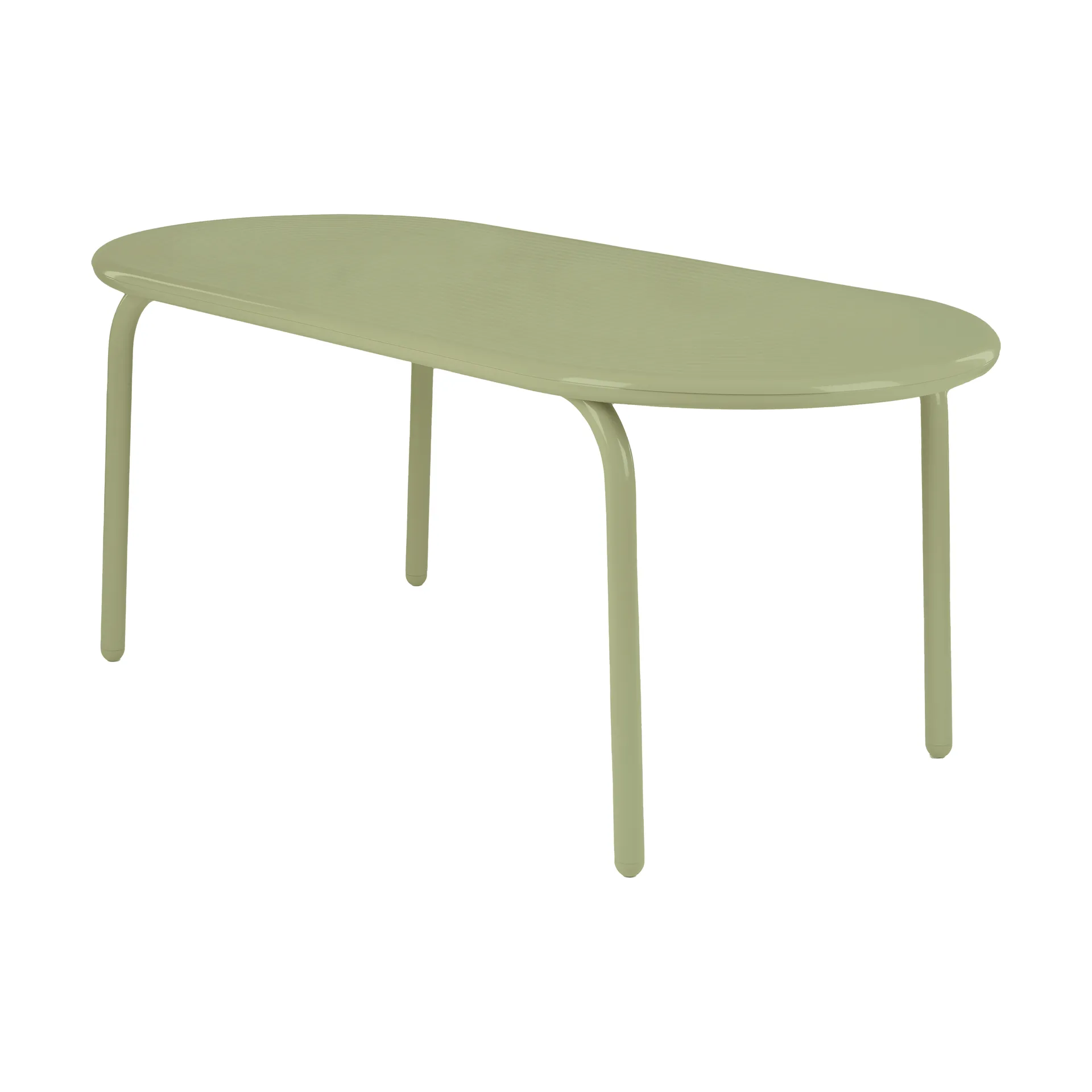 Groove Obround spisebord - Moss, 86x186 cm Tom Dixon