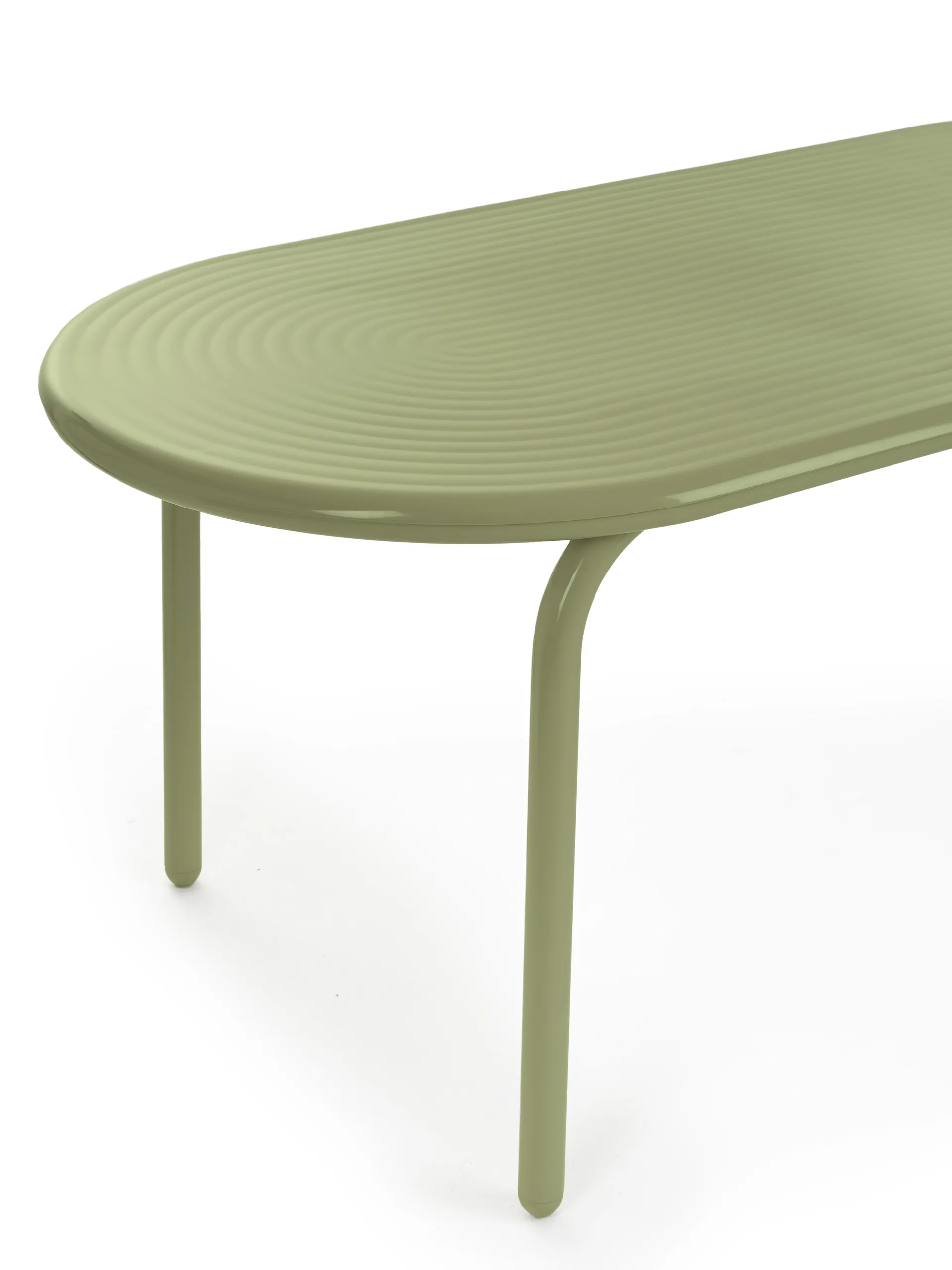 Groove Obround spisebord - Moss, 86x186 cm Tom Dixon