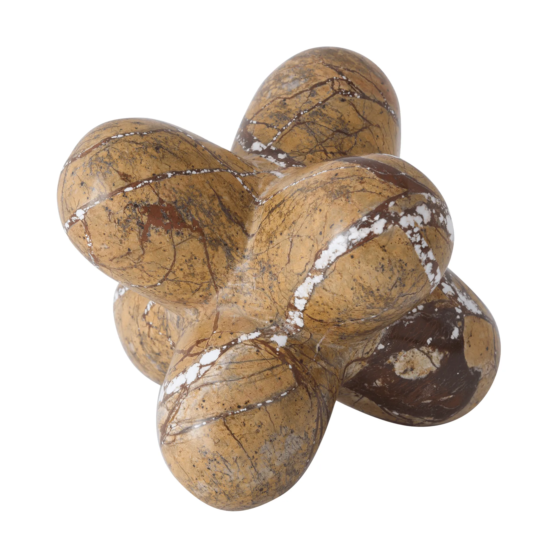 Jack dekorasjonsobjekt, Forest brown marble, 10x8,5 cm Tom Dixon