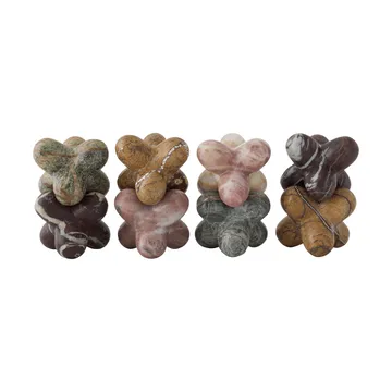 Jack dekorasjonsobjekt - Forest brown marble, 10x8,5 cm - Tom Dixon