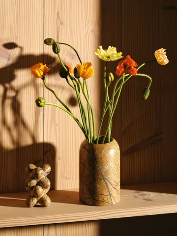 Jack dekorasjonsobjekt - Forest brown marble, 10x8,5 cm - Tom Dixon