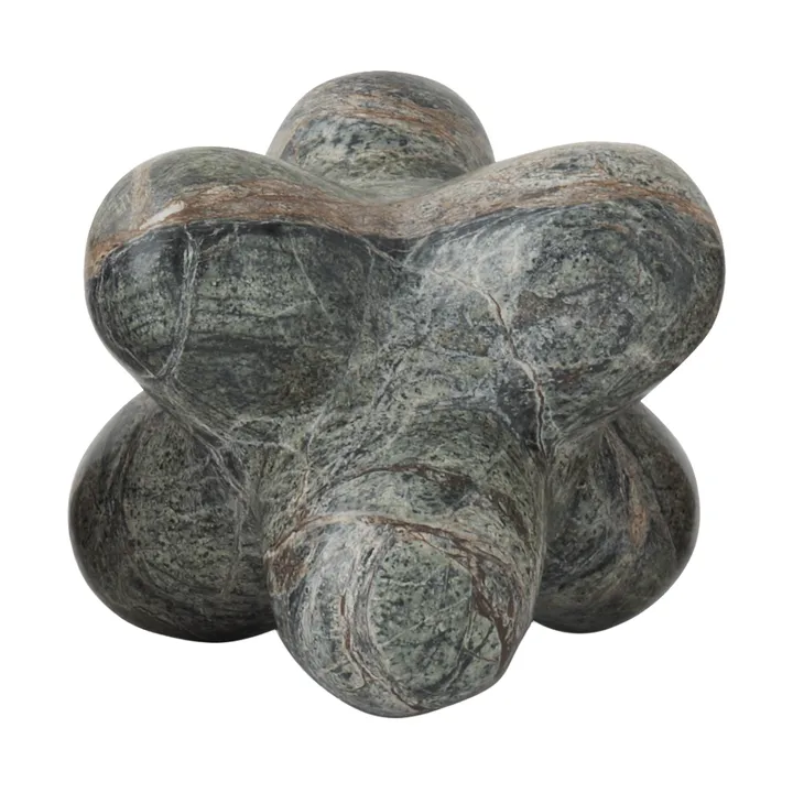 Jack dekorasjonsobjekt - Forest green marble, 10x8,5 cm - Tom Dixon