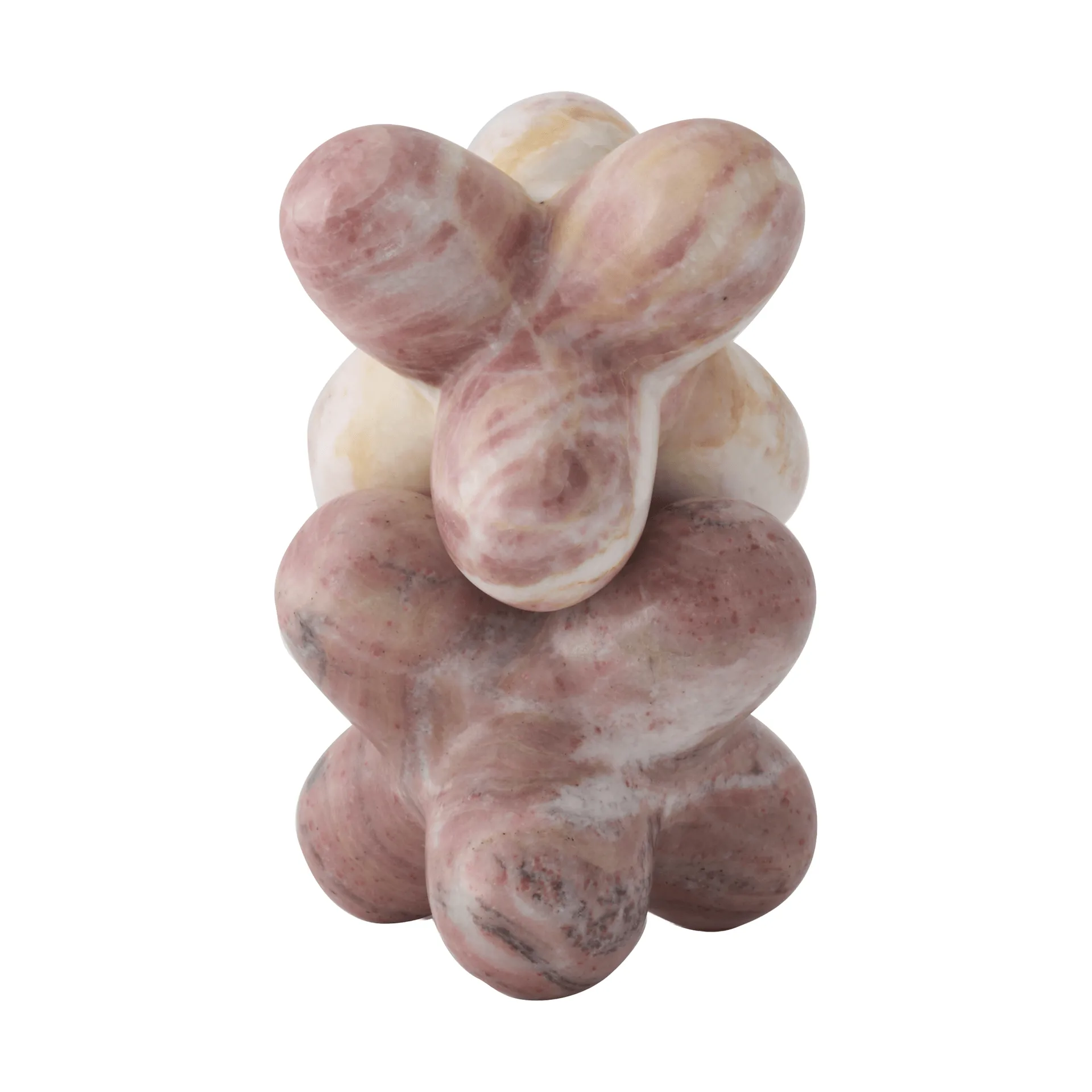 Jack dekorasjonsobjekt, Pink Indian onyx, 10x8,5 cm Tom Dixon