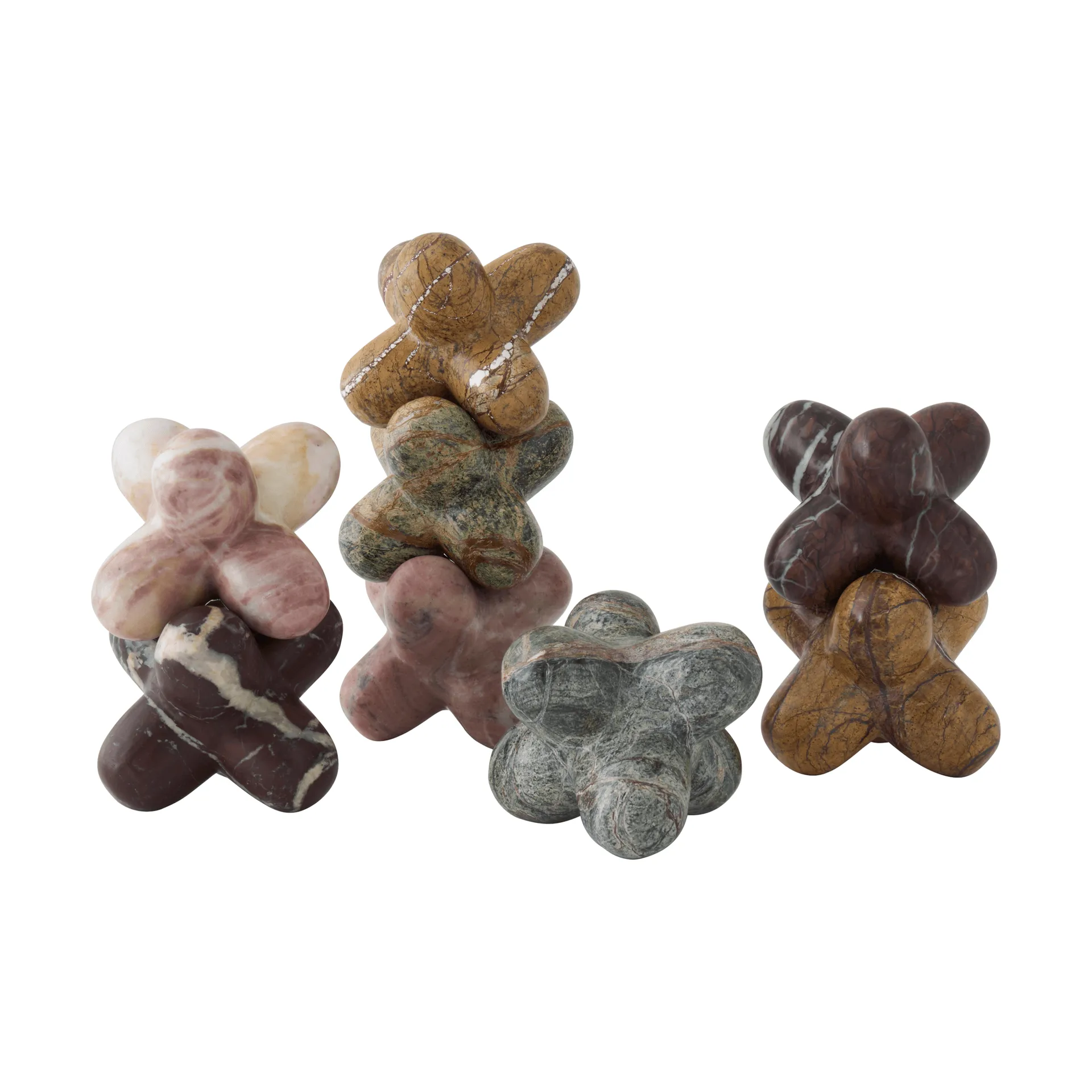 Jack dekorasjonsobjekt, Pink Indian onyx, 10x8,5 cm Tom Dixon