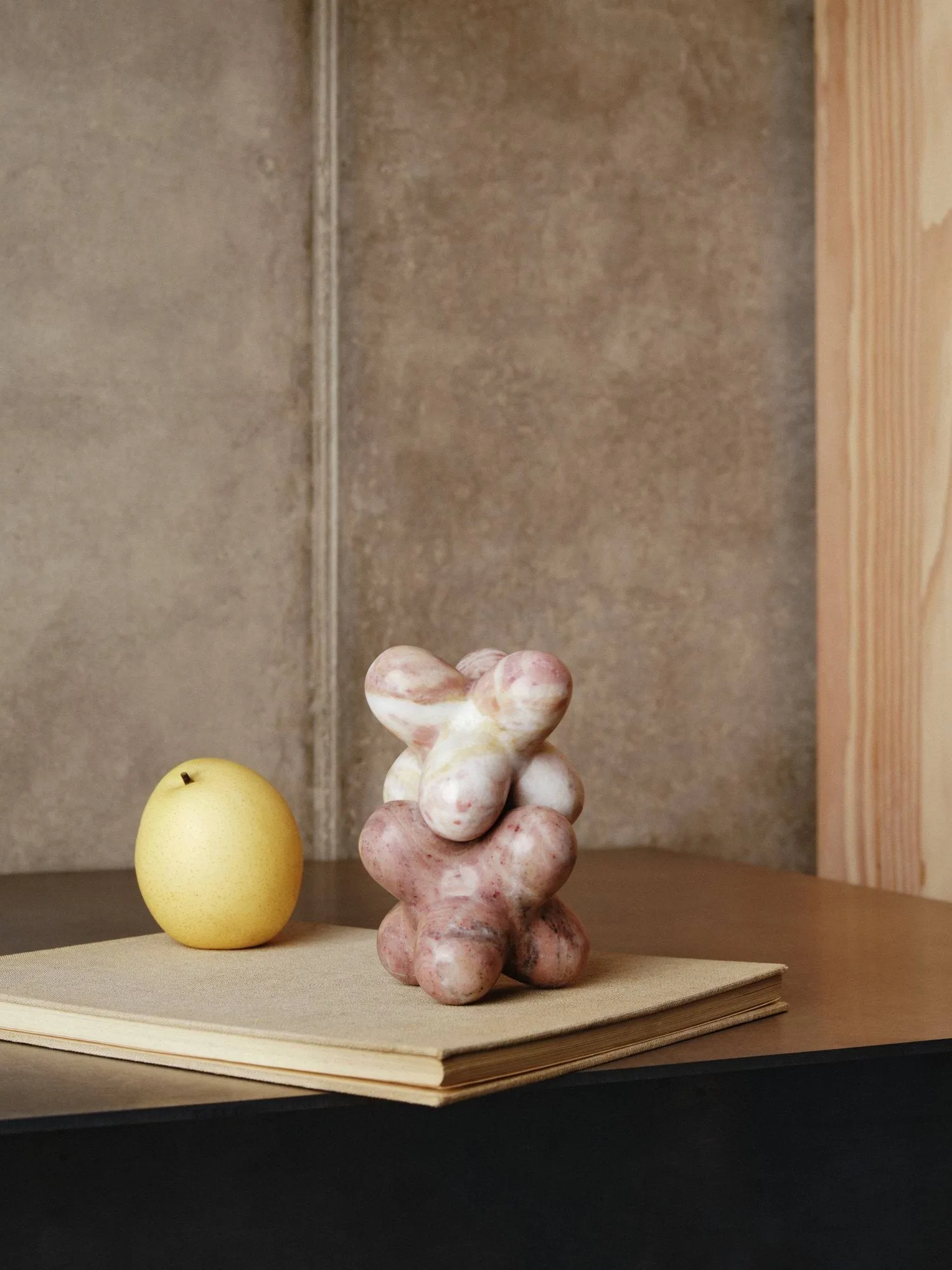 Jack dekorasjonsobjekt, Pink Indian onyx, 10x8,5 cm Tom Dixon