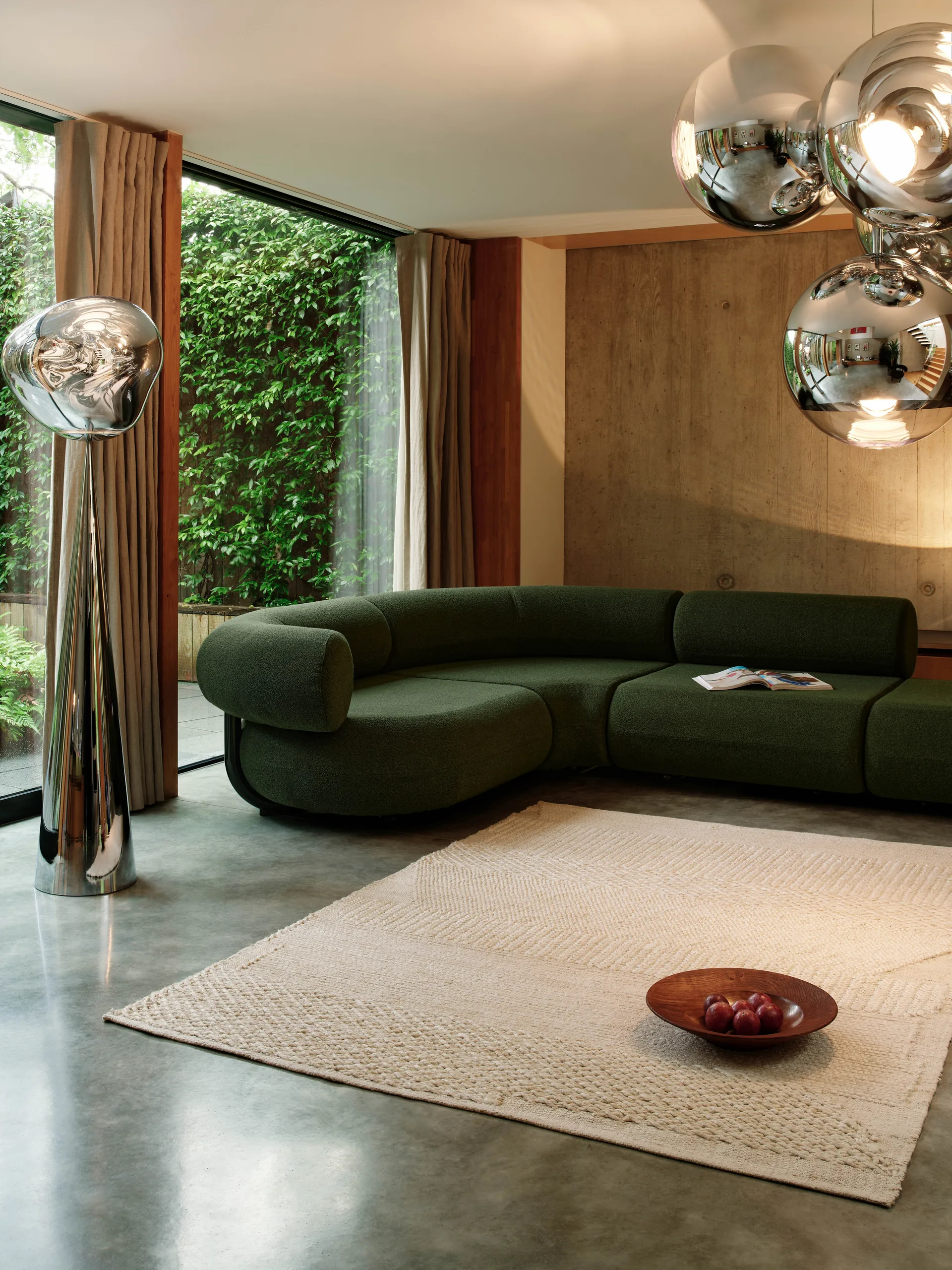 Knotty teppe, Hvit 170x240 cm Tom Dixon