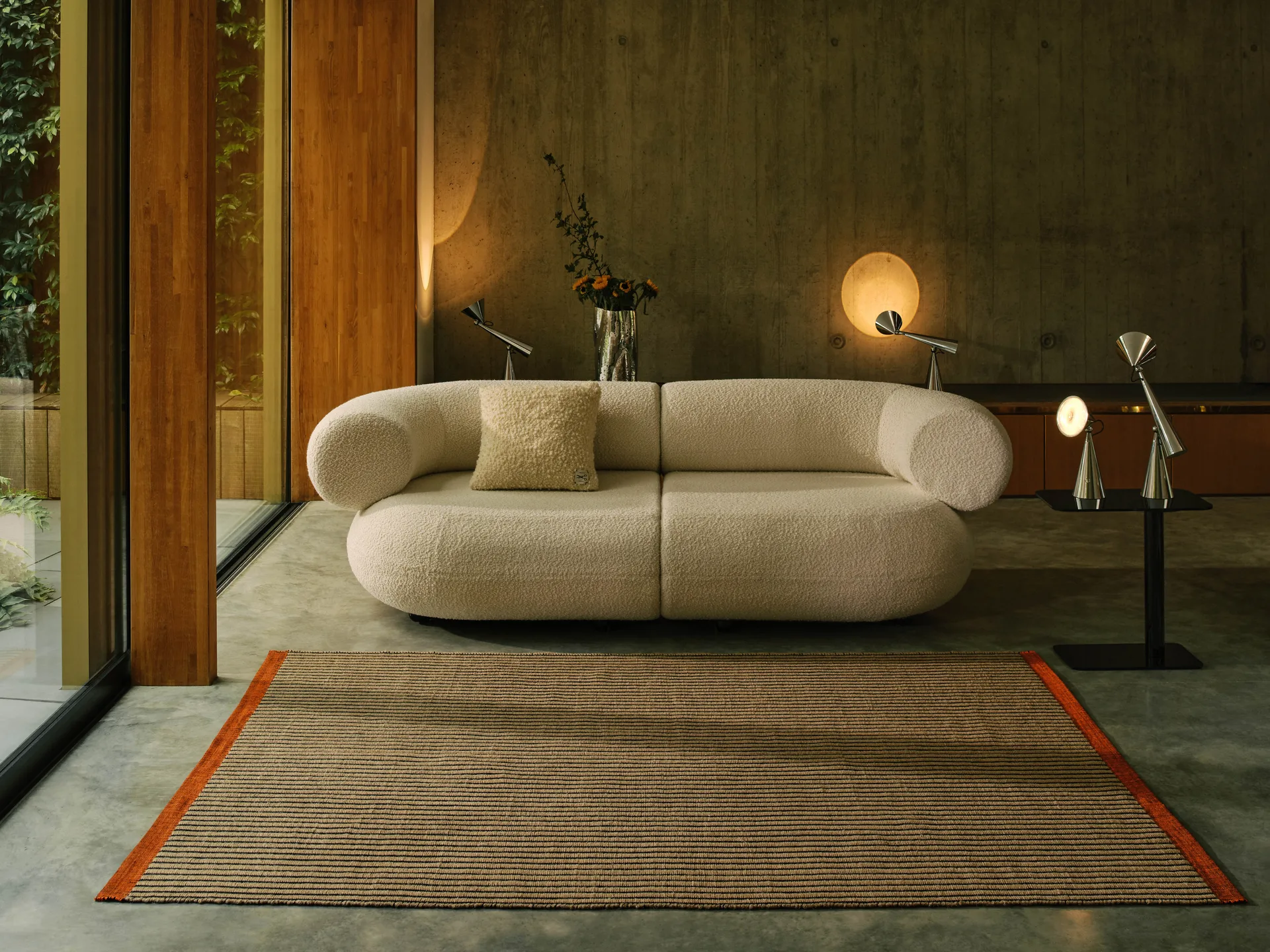 Line teppe, Svart 170x240 cm Tom Dixon