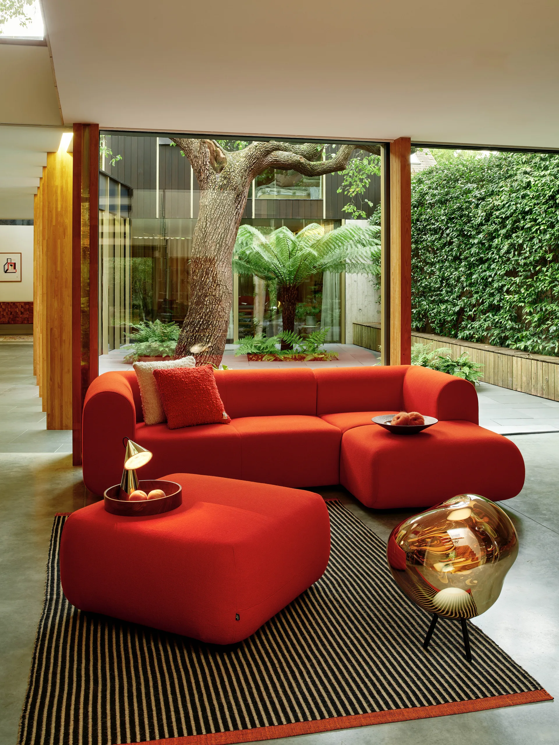 Line teppe, Svart 170x240 cm Tom Dixon