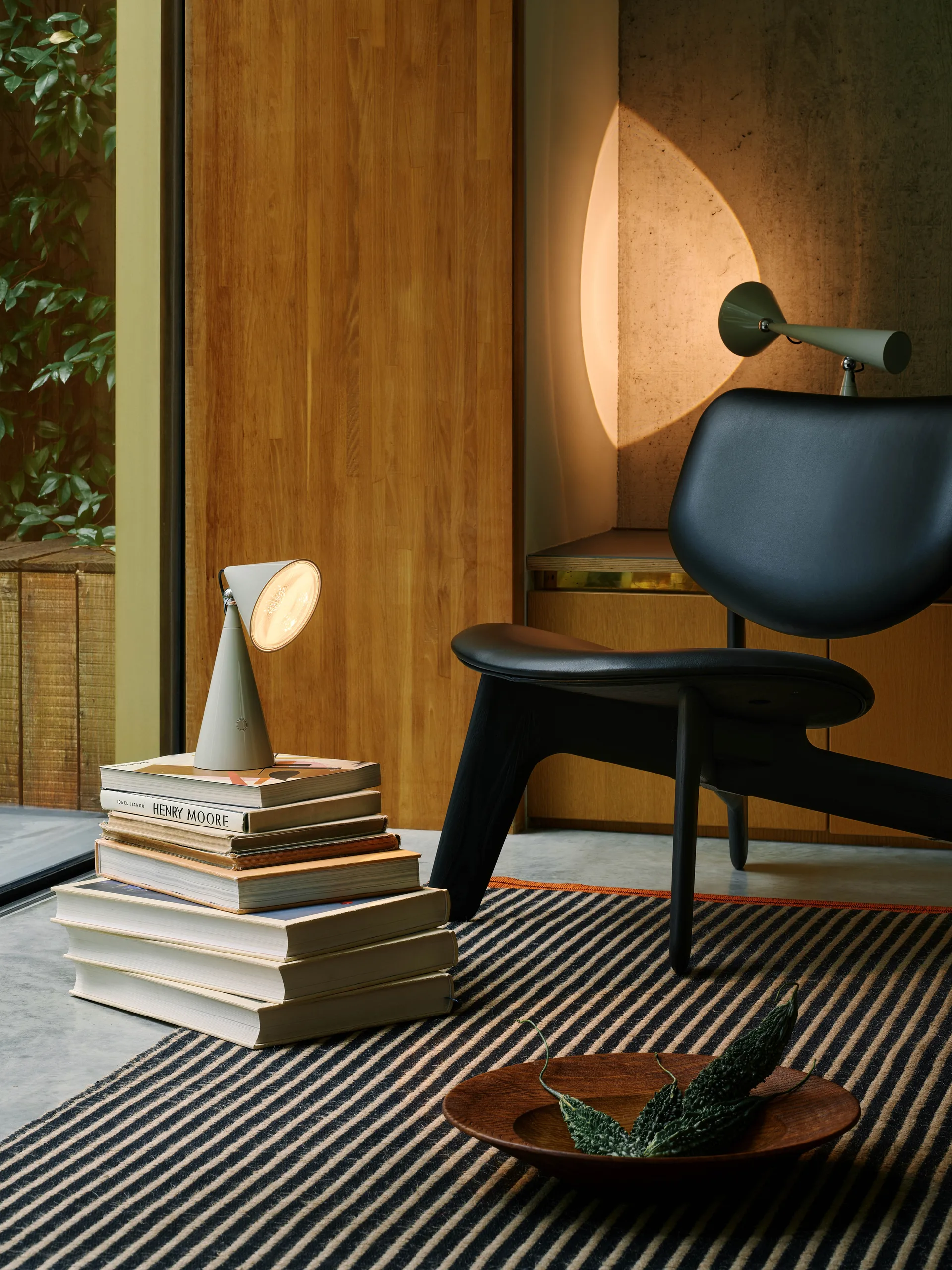 Line teppe, Svart 200x300 cm Tom Dixon