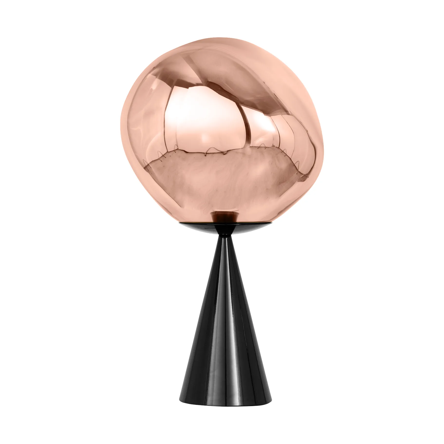 Melt Cone fat bordlampe LED 46,5 cm, Copper Tom Dixon