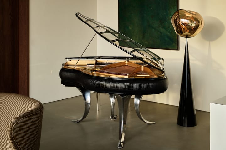 Melt Cone fat gulvlampe LED 174,5 cm, Gold Tom Dixon
