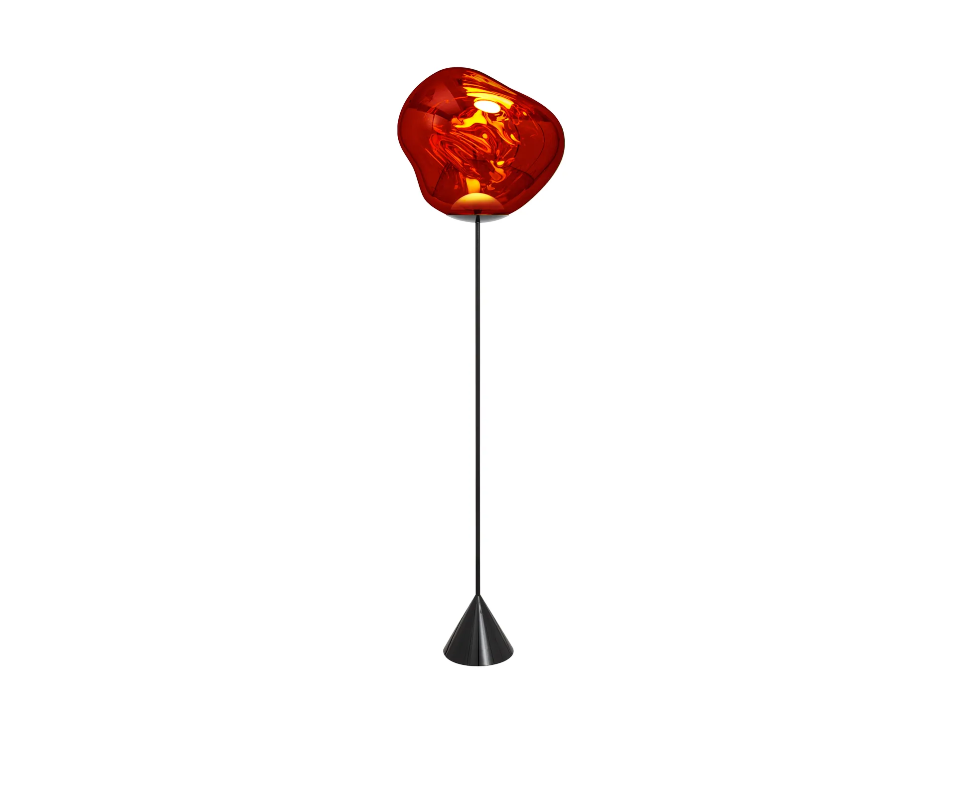 Melt Cone slim gulvlampe LED 180 cm, Copper Tom Dixon