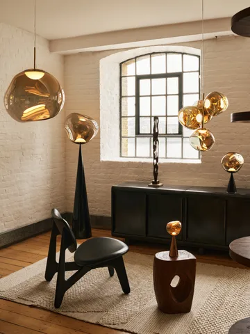 Melt pendel LED - Bronze, mini 27x28 cm - Tom Dixon