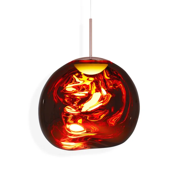 Melt pendel LED - Copper, medium 50x50 cm - Tom Dixon
