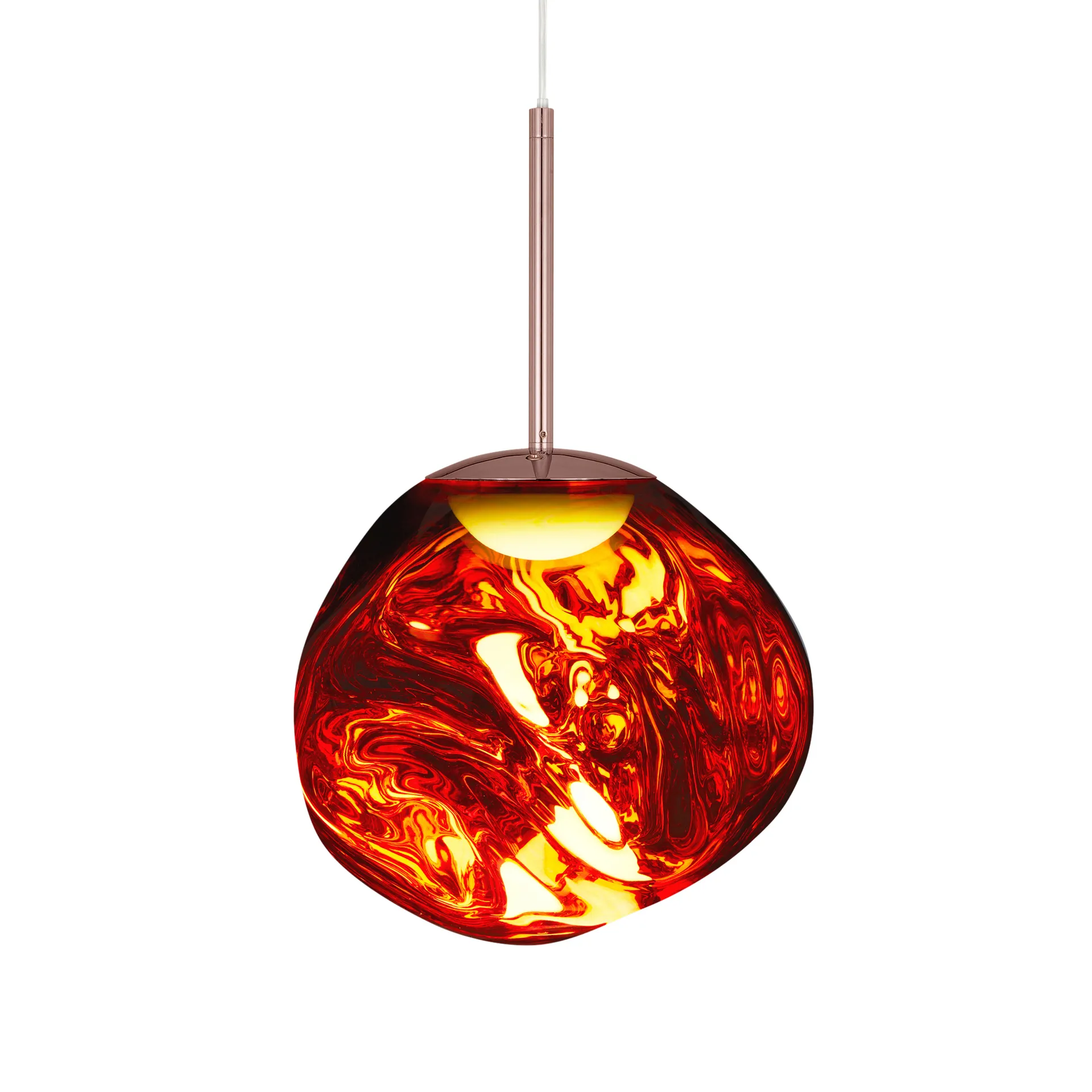 Melt pendel LED, Copper, mini 27x28 cm Tom Dixon