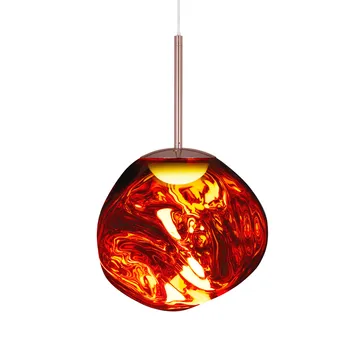 Melt pendel LED - Copper, mini 27x28 cm - Tom Dixon