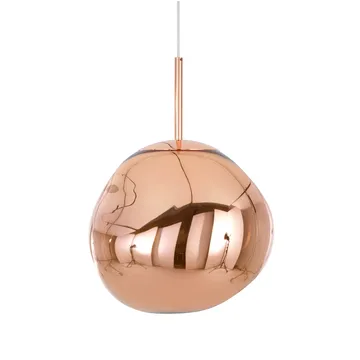 Melt pendel LED - Copper, mini 27x28 cm - Tom Dixon