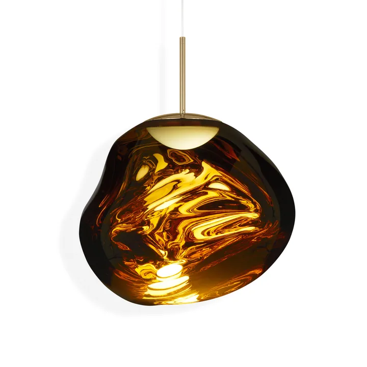 Melt pendel LED - Gold, medium 50x50 cm - Tom Dixon