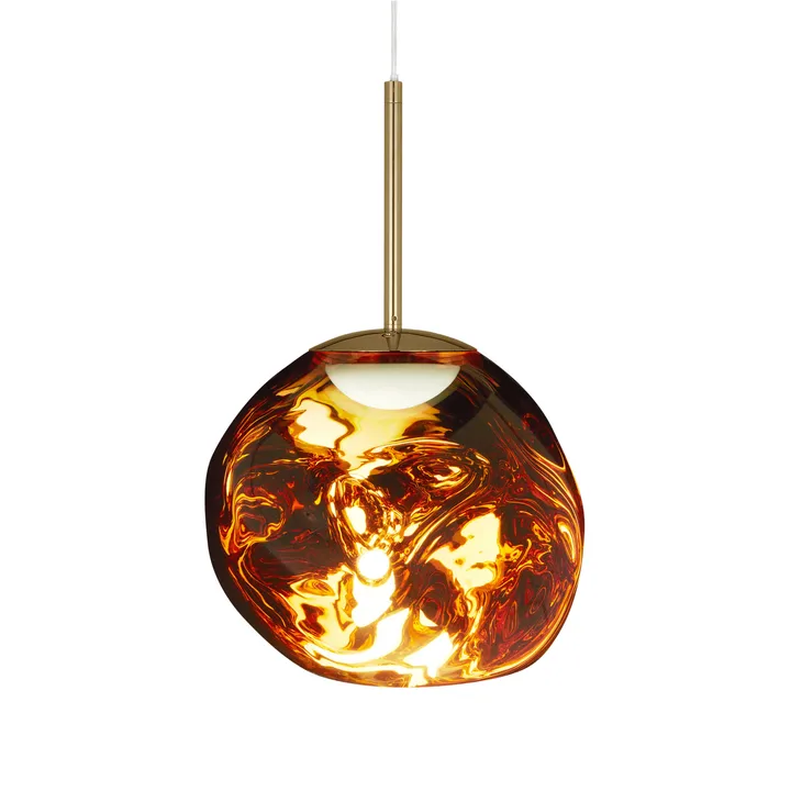 Melt pendel LED - Gold, mini 27x28 cm - Tom Dixon