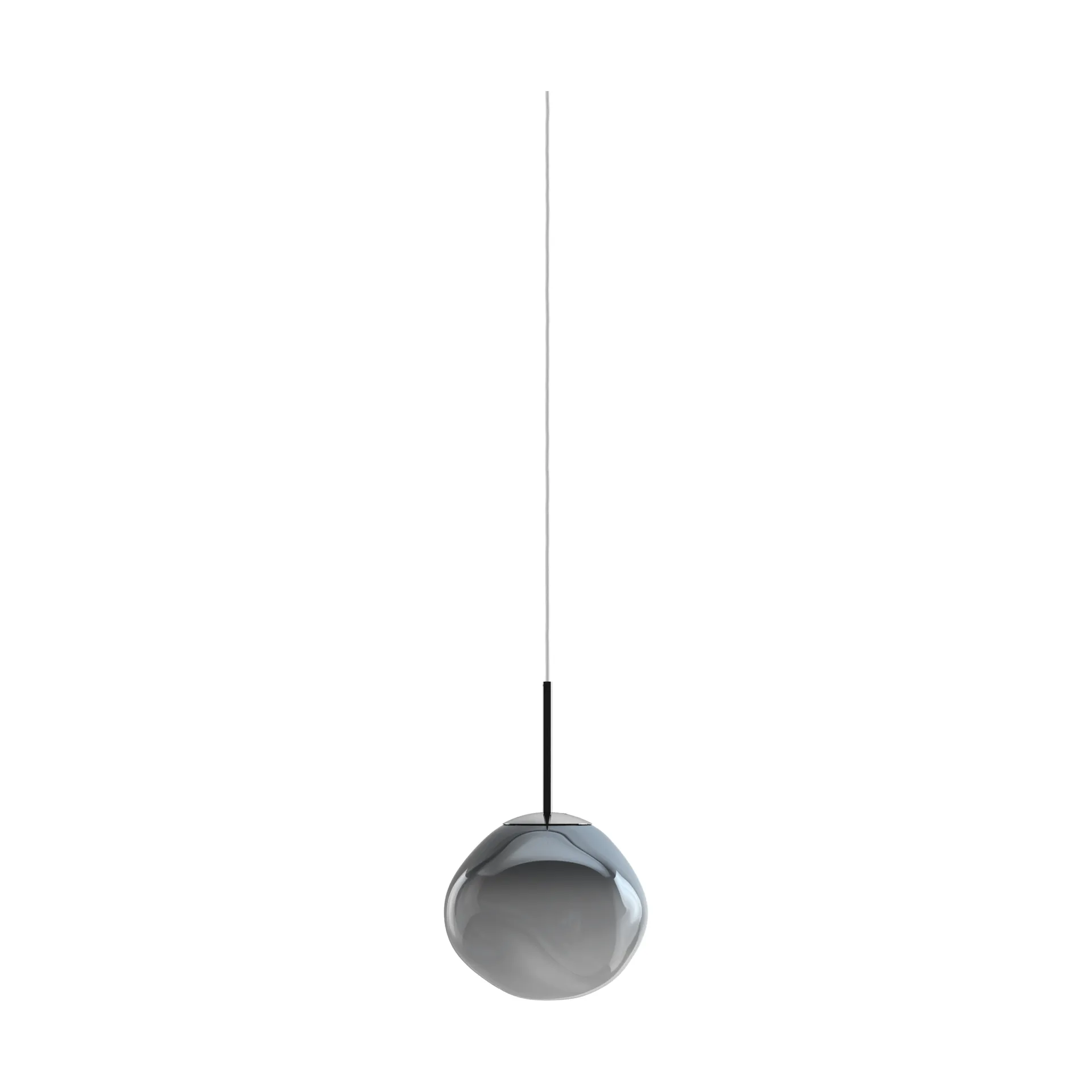 Melt pendel LED, Nickel, mini 27x28 cm Tom Dixon