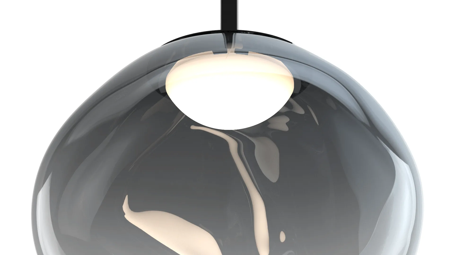 Melt pendel LED, Nickel, mini 27x28 cm Tom Dixon