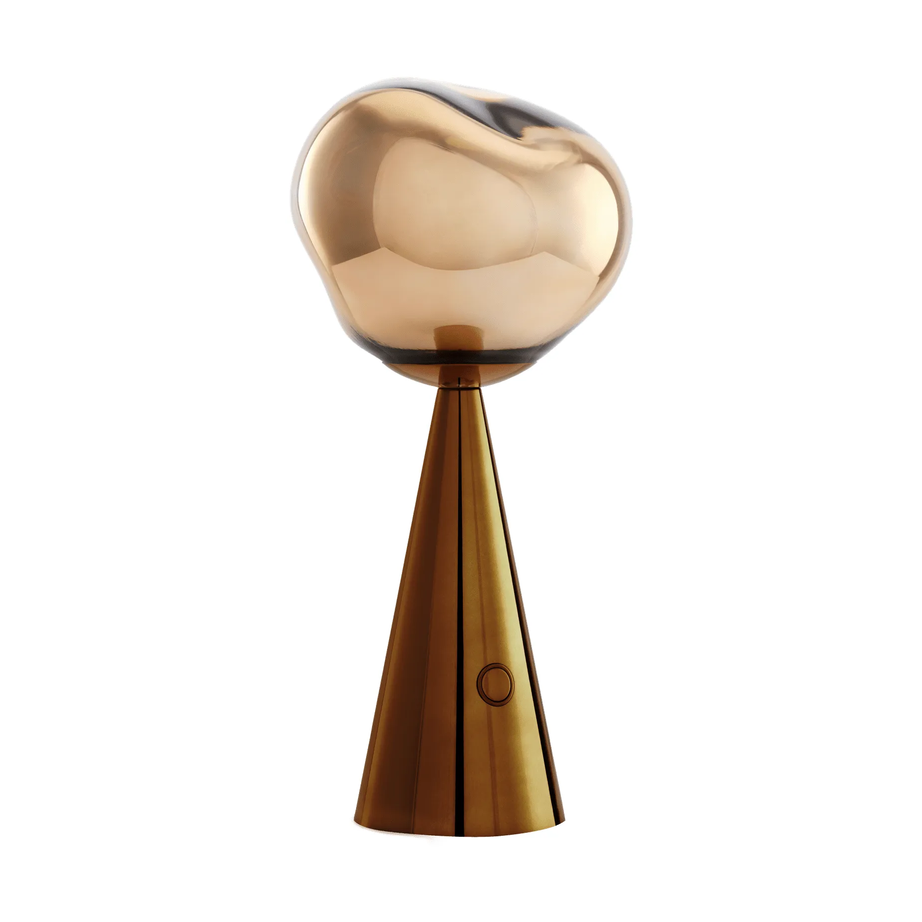 Melt Portable LED bordlampe 28,5 cm, Bronse Tom Dixon