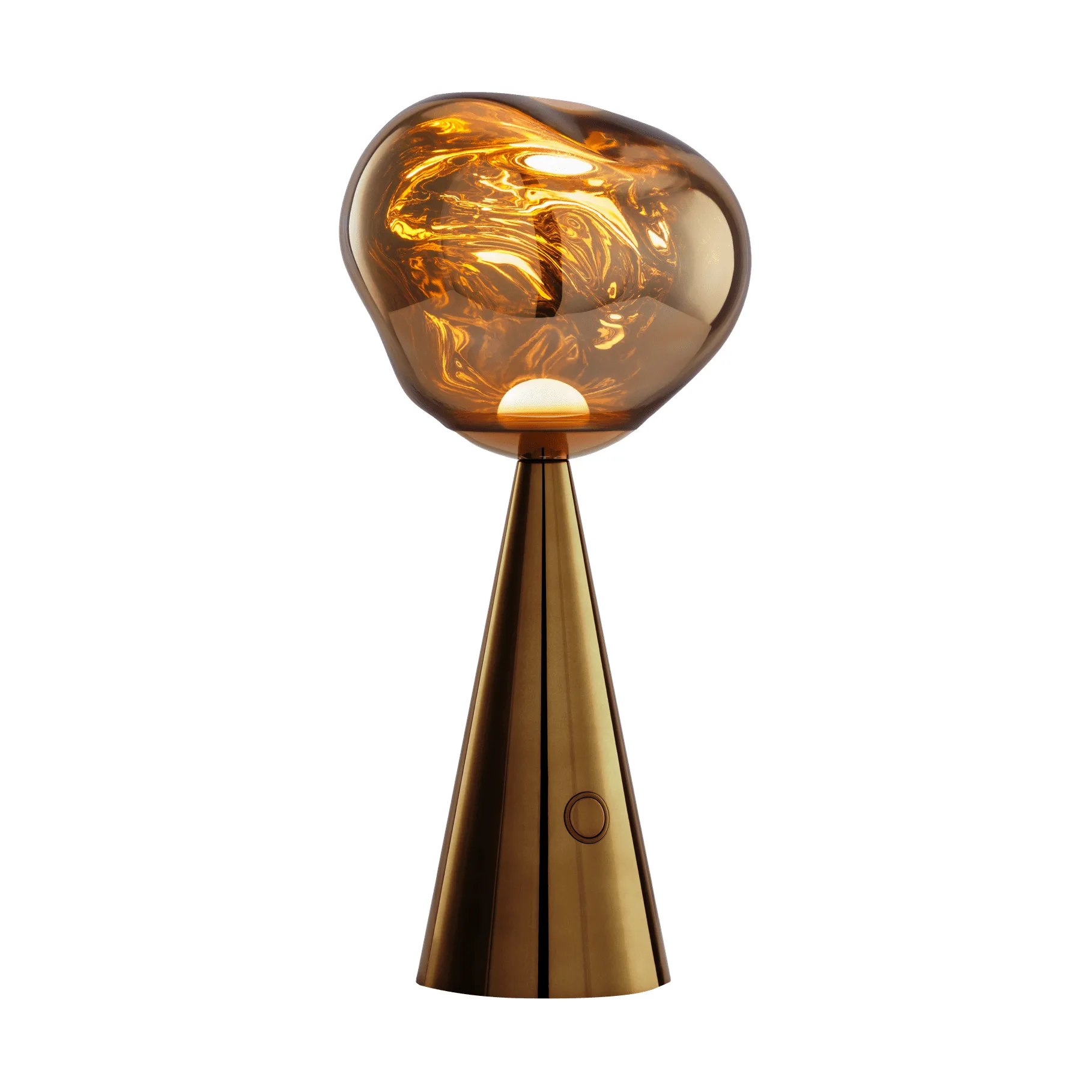 Melt Portable LED bordlampe 28,5 cm, Bronse Tom Dixon