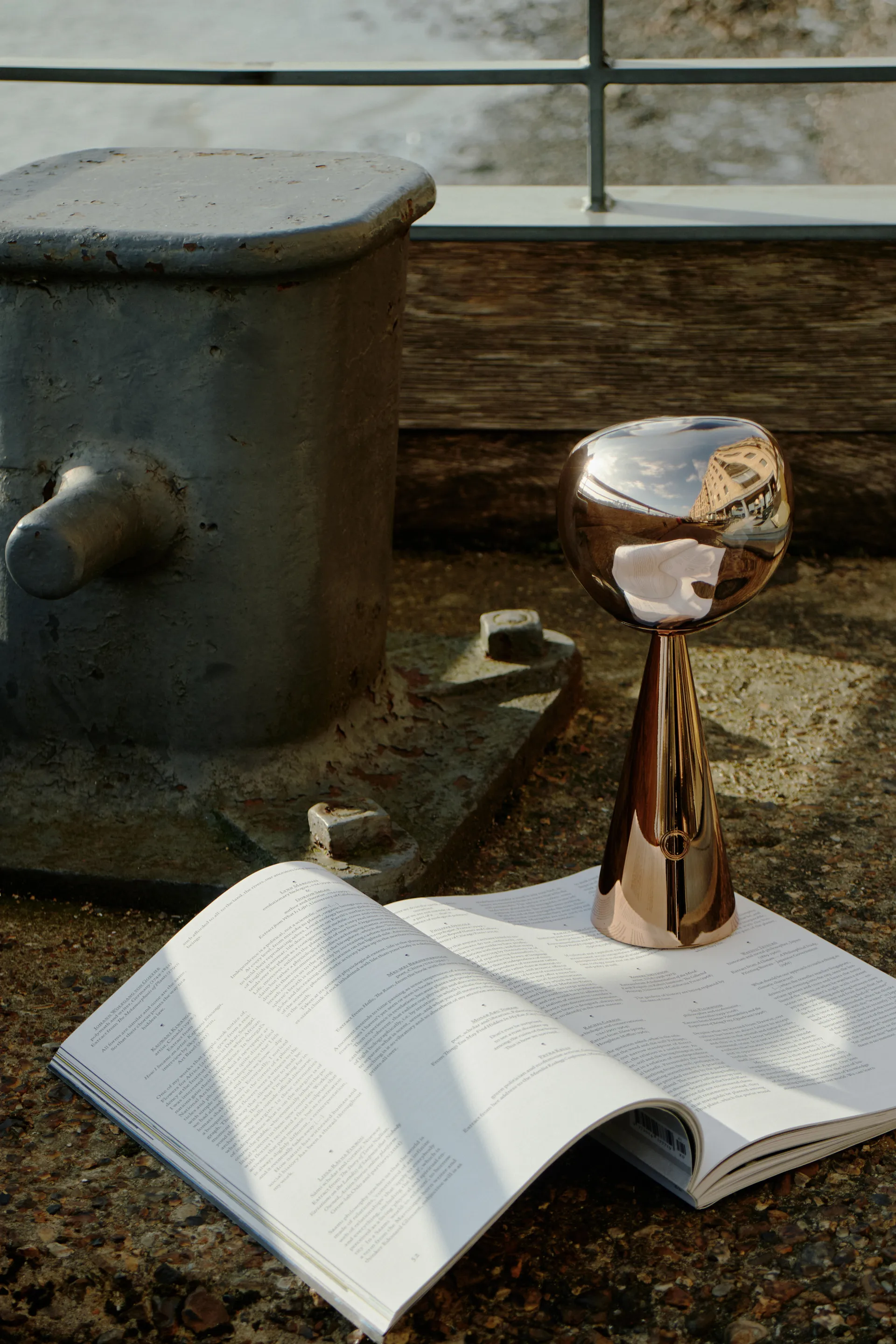 Melt Portable LED bordlampe 28,5 cm, Bronse Tom Dixon