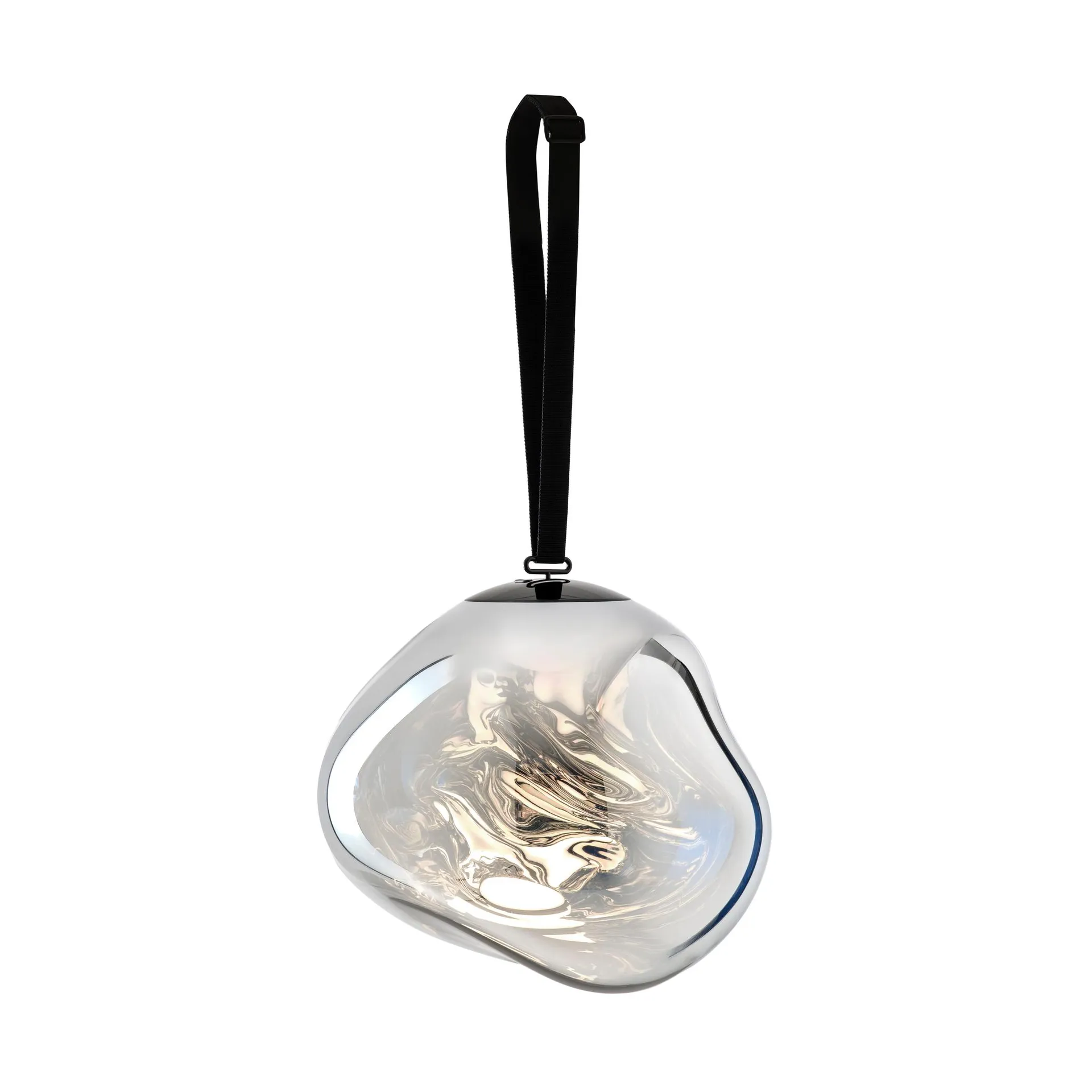 Melt Portable LED Large gulvlampe, Silver Tom Dixon