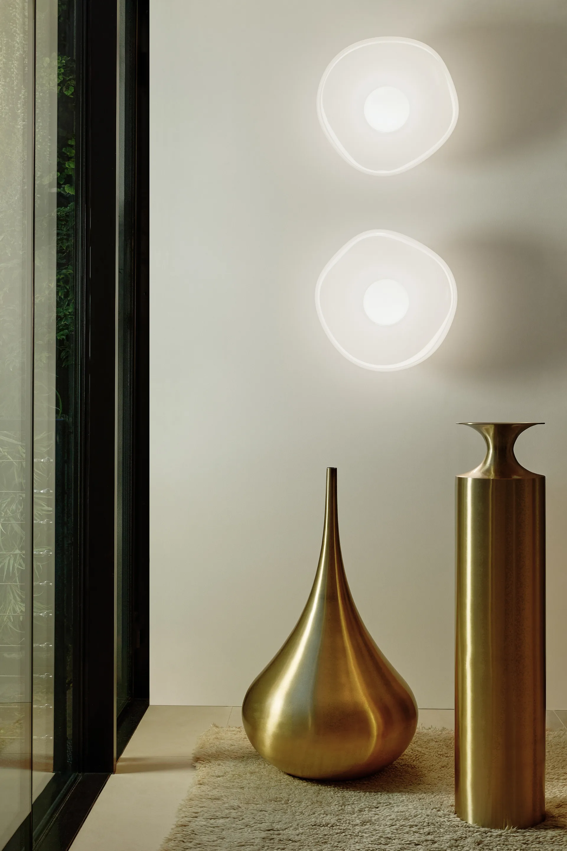 Melt Surface LED vegglampe, Opal-gold Tom Dixon