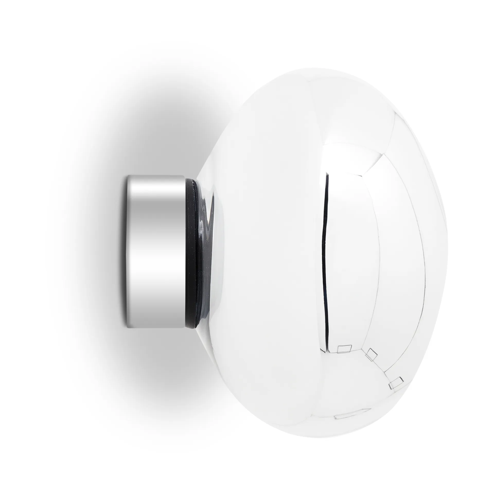 Melt Surface mini vegglampe LED 30 cm, Silver Tom Dixon