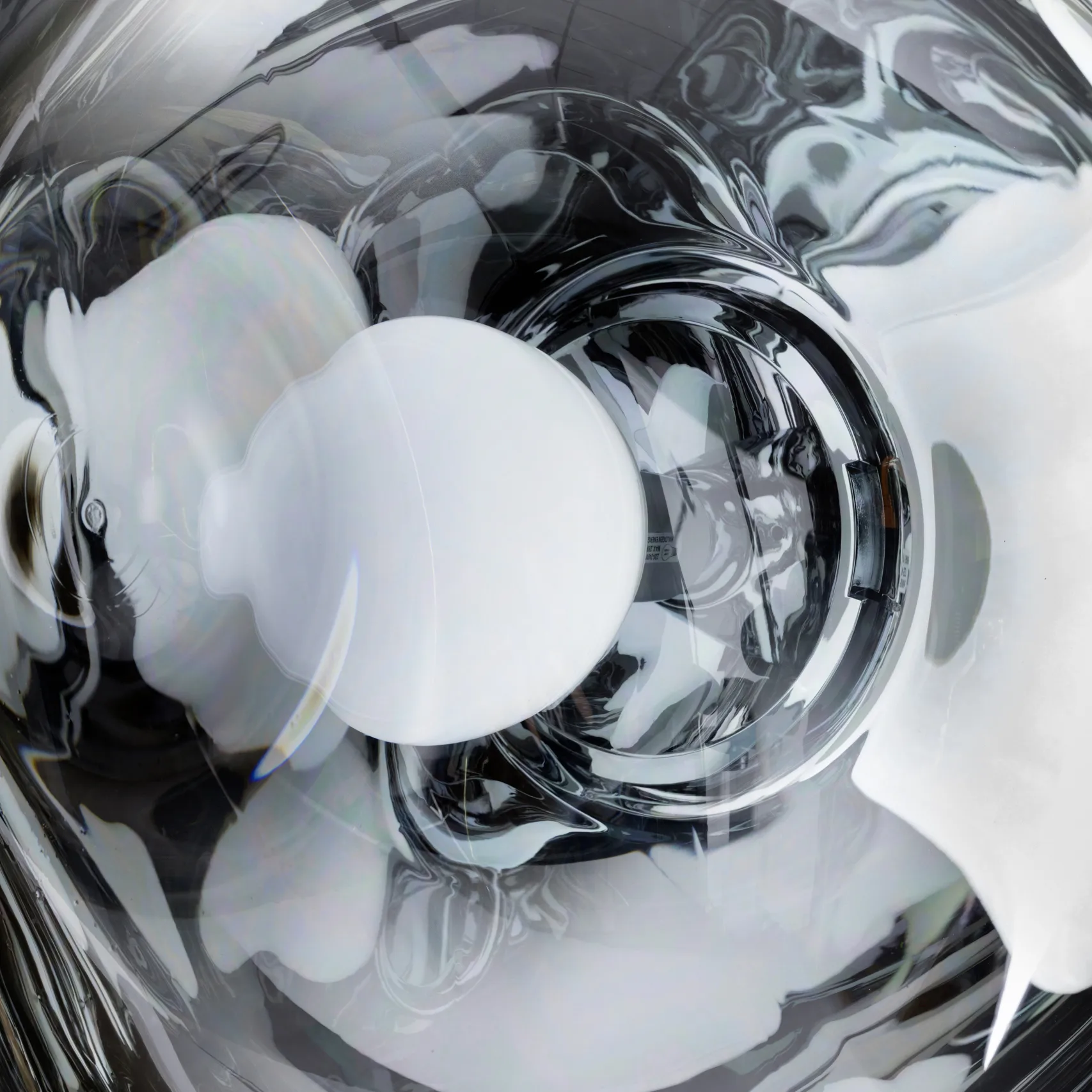 Melt Surface vegg- og taklampe LED, Krom Tom Dixon