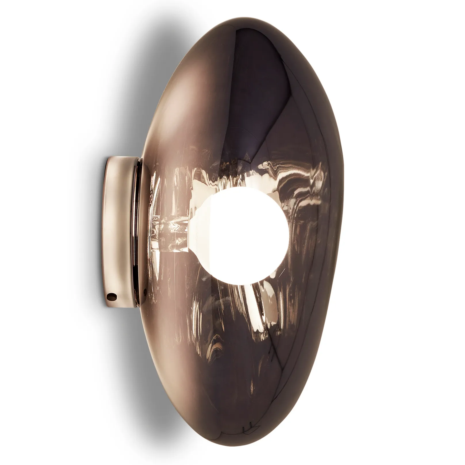 Melt Surface vegg- og taklampe LED, Smoke Tom Dixon