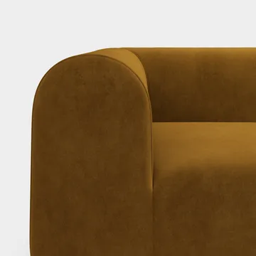 Plump modulsofa - Gold royal velvet, 3-seter - Tom Dixon