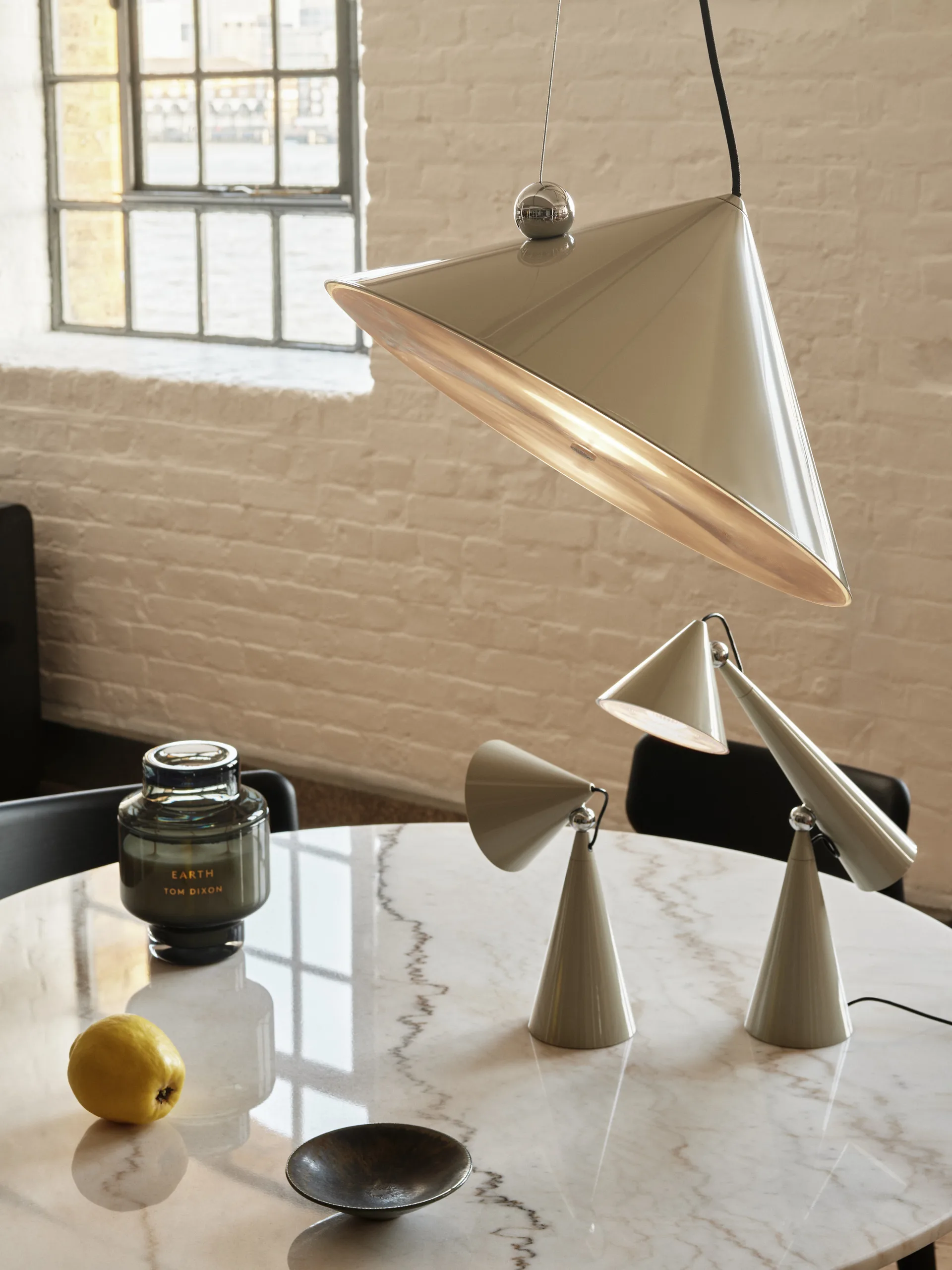 Pose pendel, Putty, Ø25x24,5 cm Tom Dixon