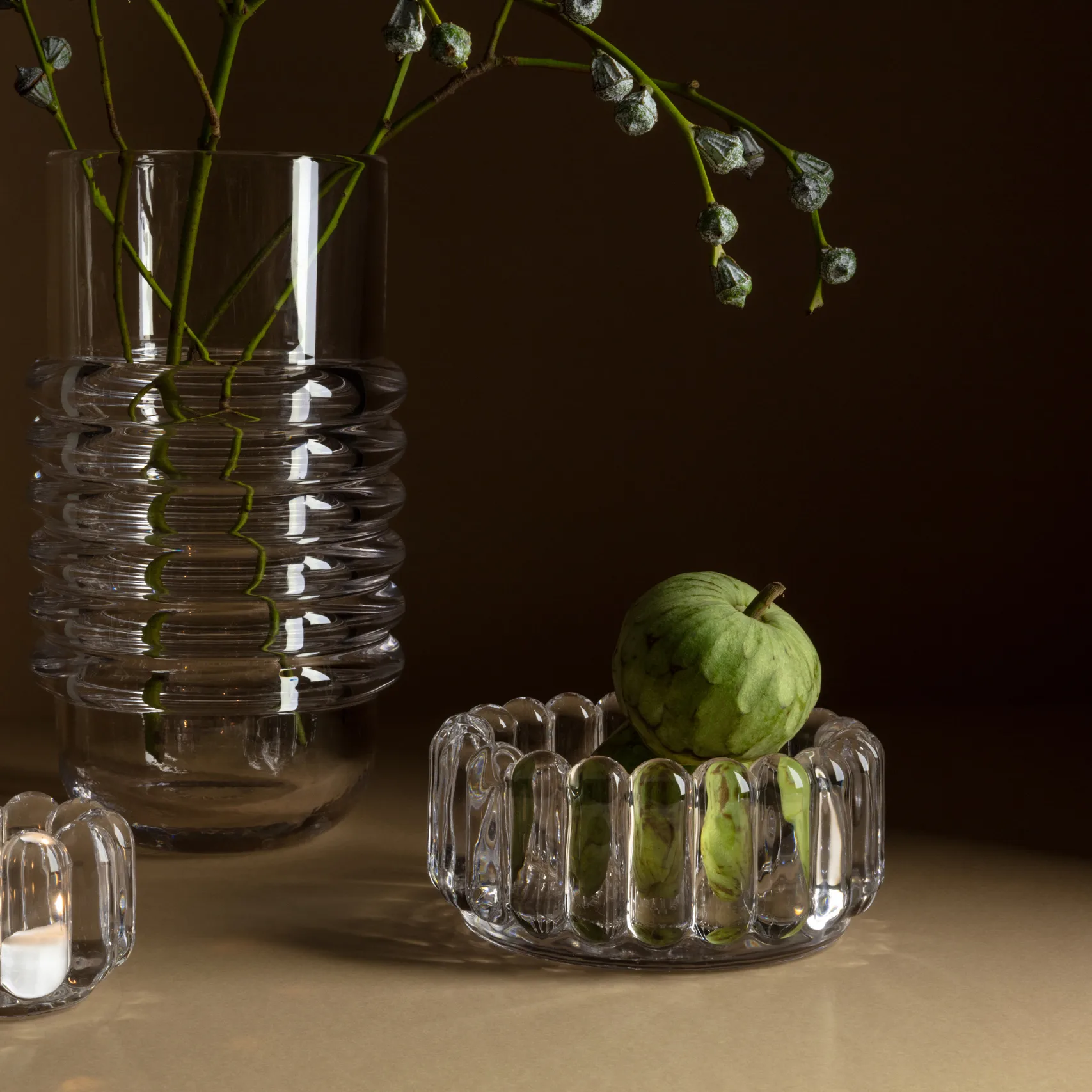 Press bolle liten, Klar Tom Dixon