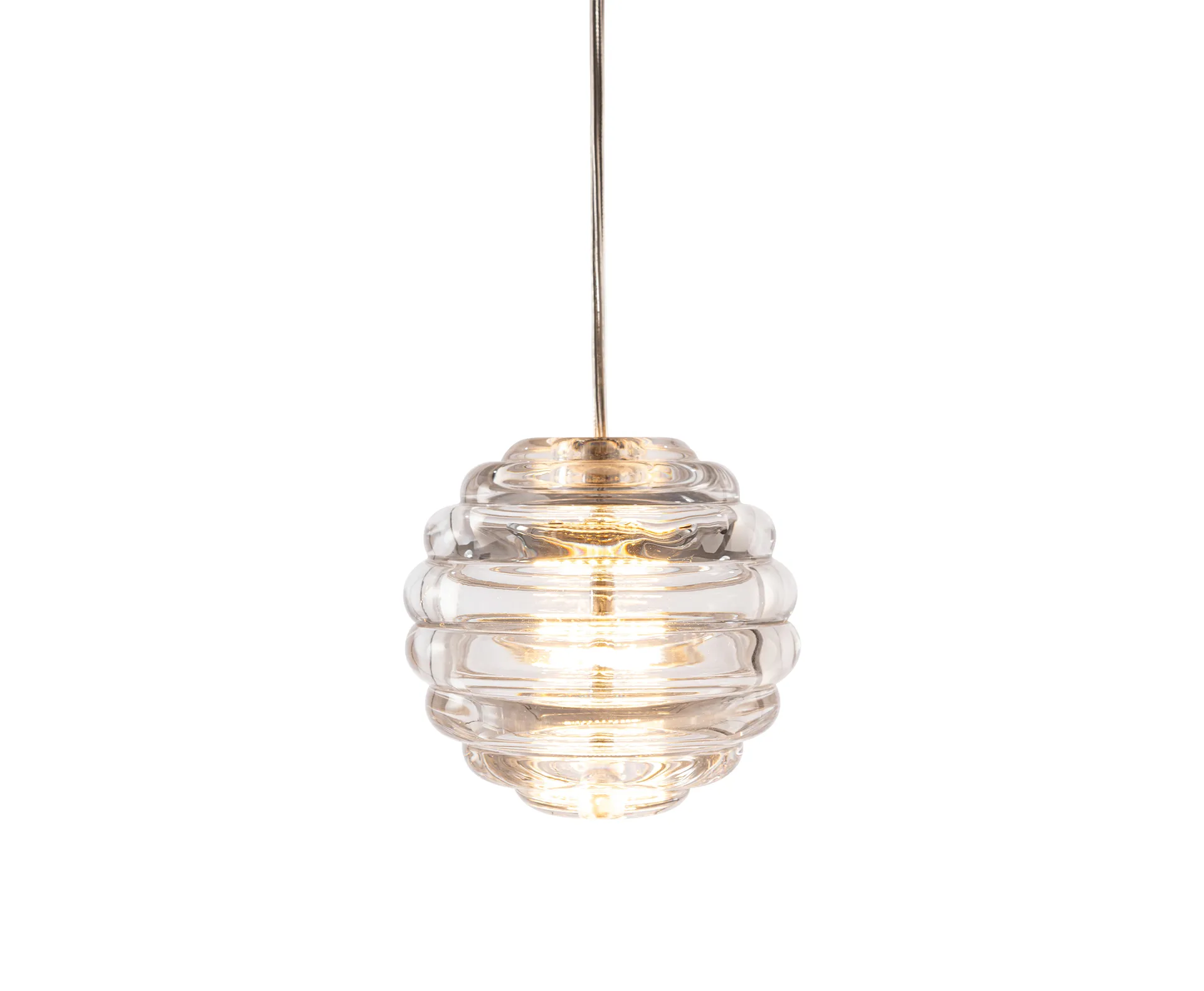 Press Sphere mini pendel LED Ø14,5 cm, Clear Tom Dixon
