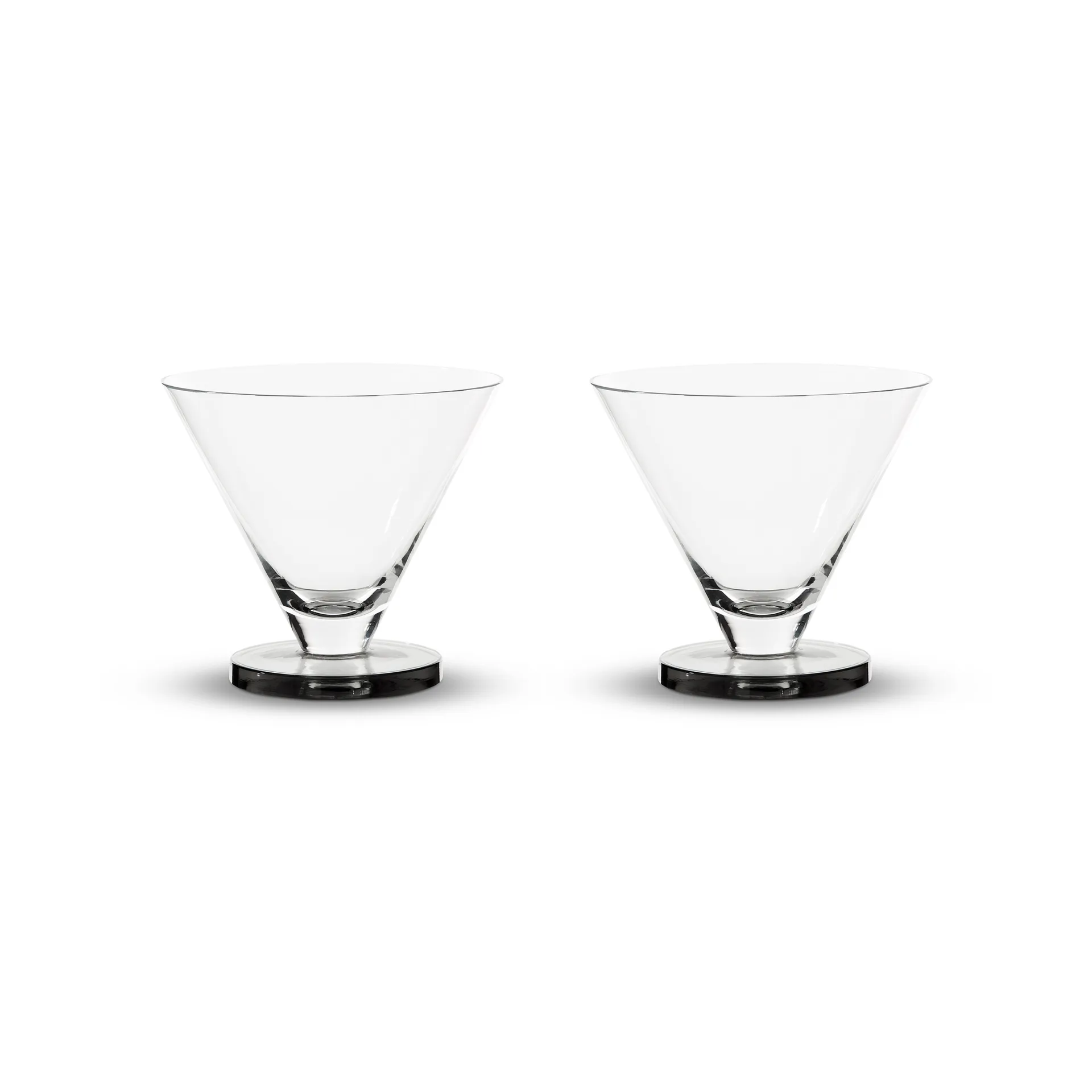 Puck cocktailglass 26 cl 2-pakning, Clear Tom Dixon