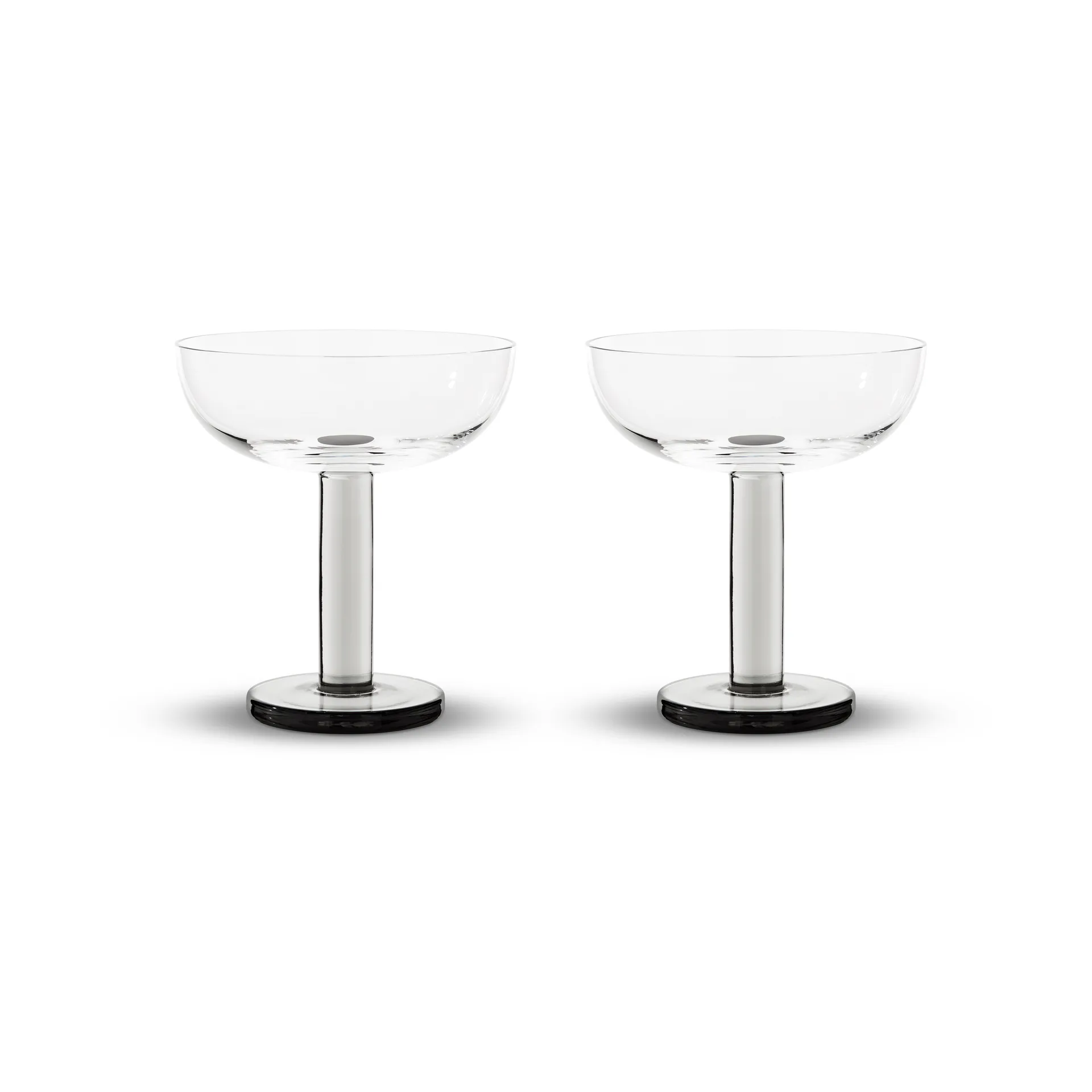 Puck coupeglass 17,5 cl 2-pakning, Clear Tom Dixon