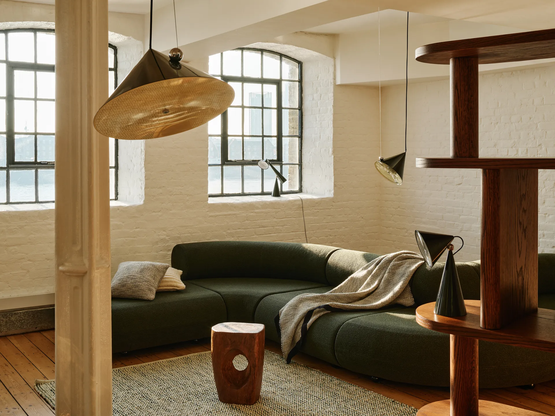 Ridge pute 45x45 cm, Natural Tom Dixon