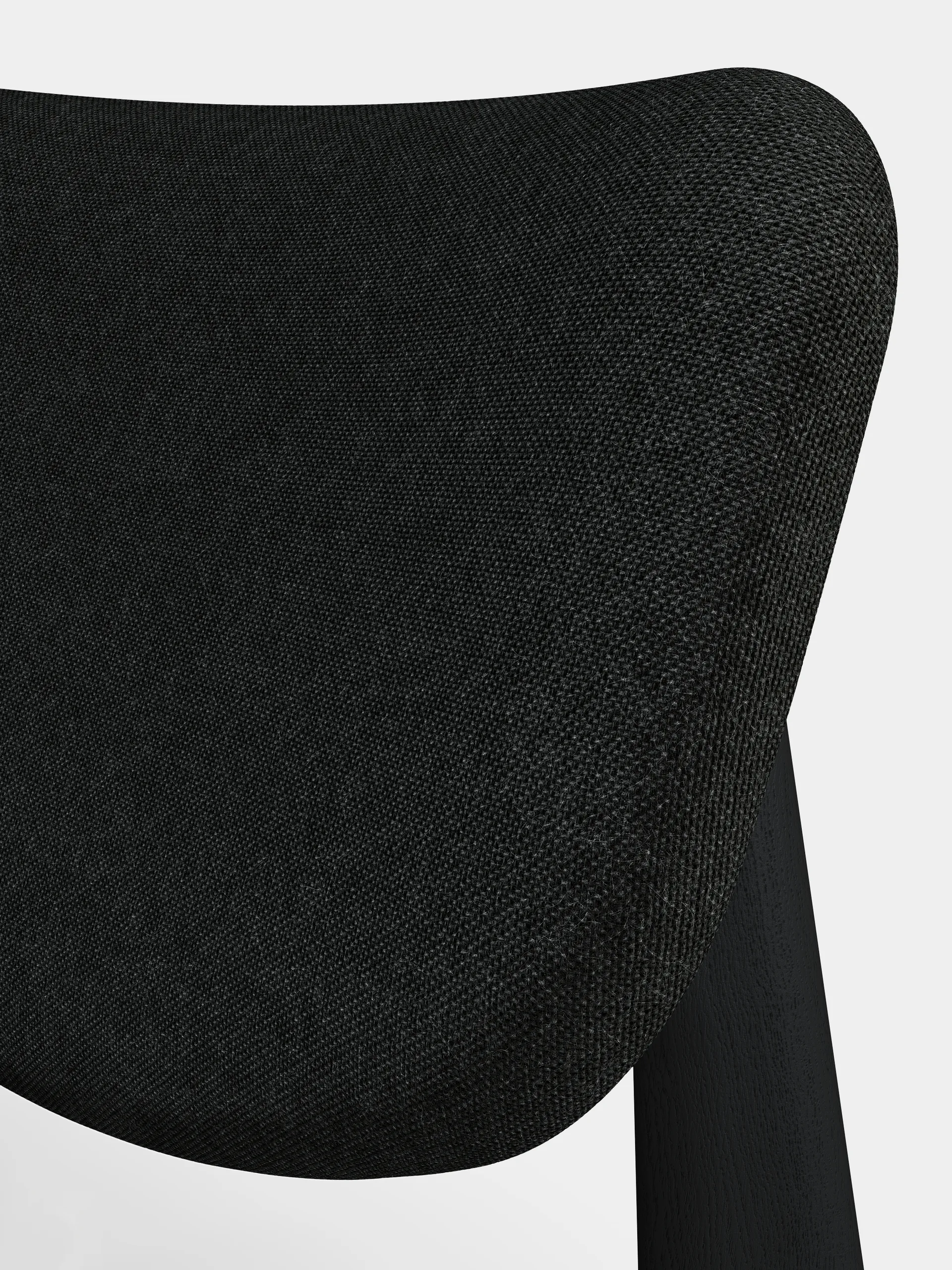 Slab loungestol polstret sete, Natural brushed oak-Hallingdal 0180 CMHR Tom Dixon