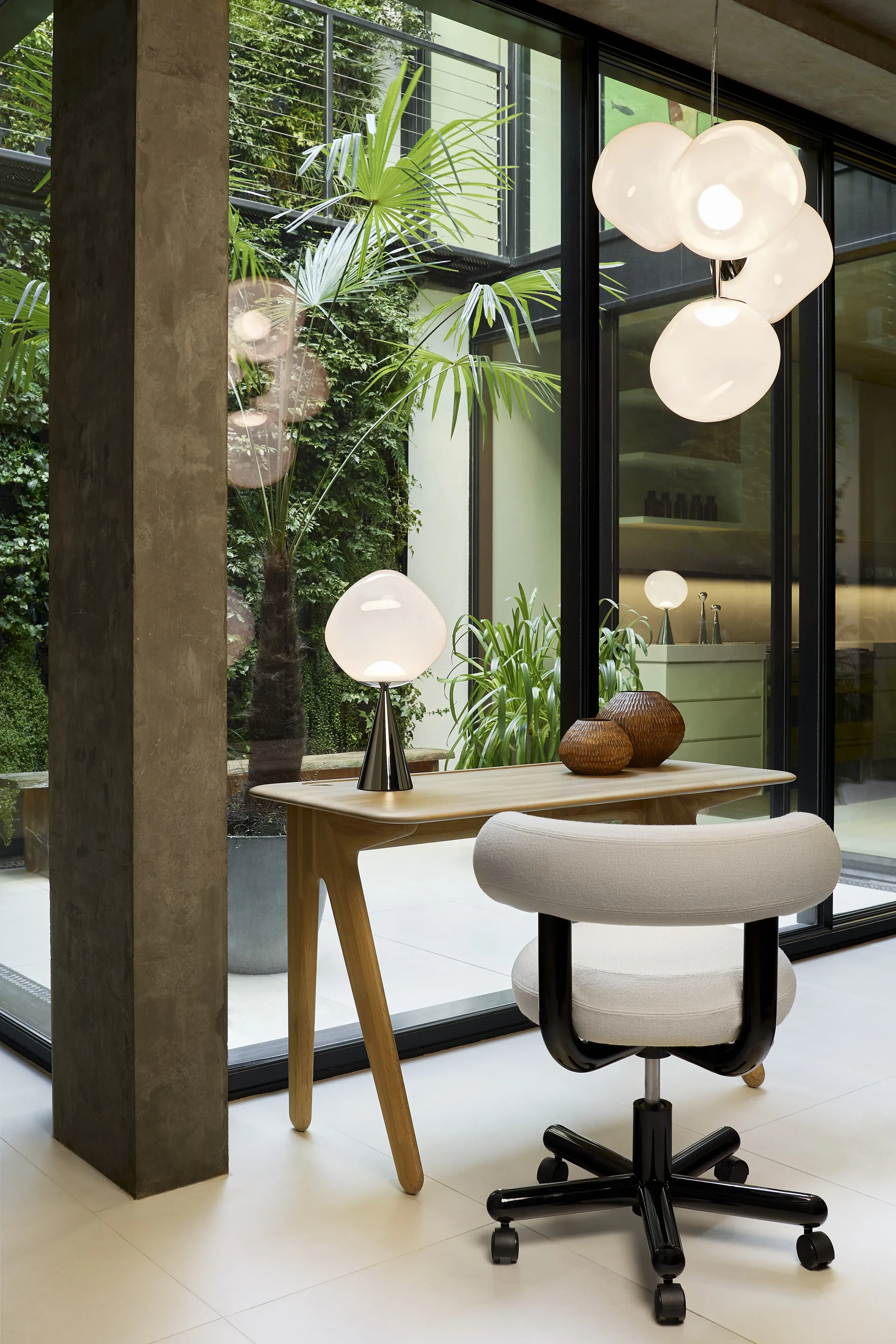 Slab skrivebord 60x120 cm, Eik Tom Dixon