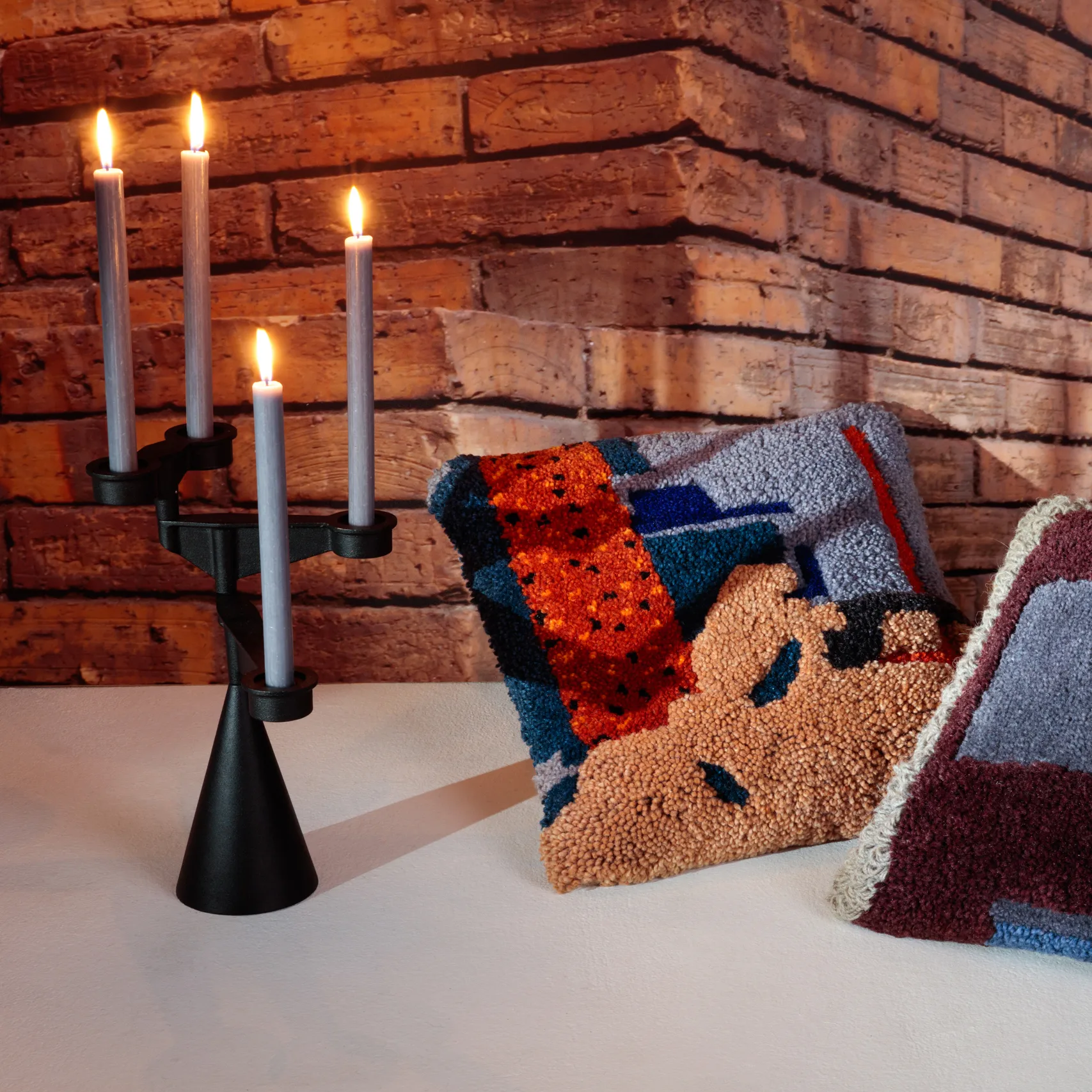 Spin kandelaber mini, Svart Tom Dixon