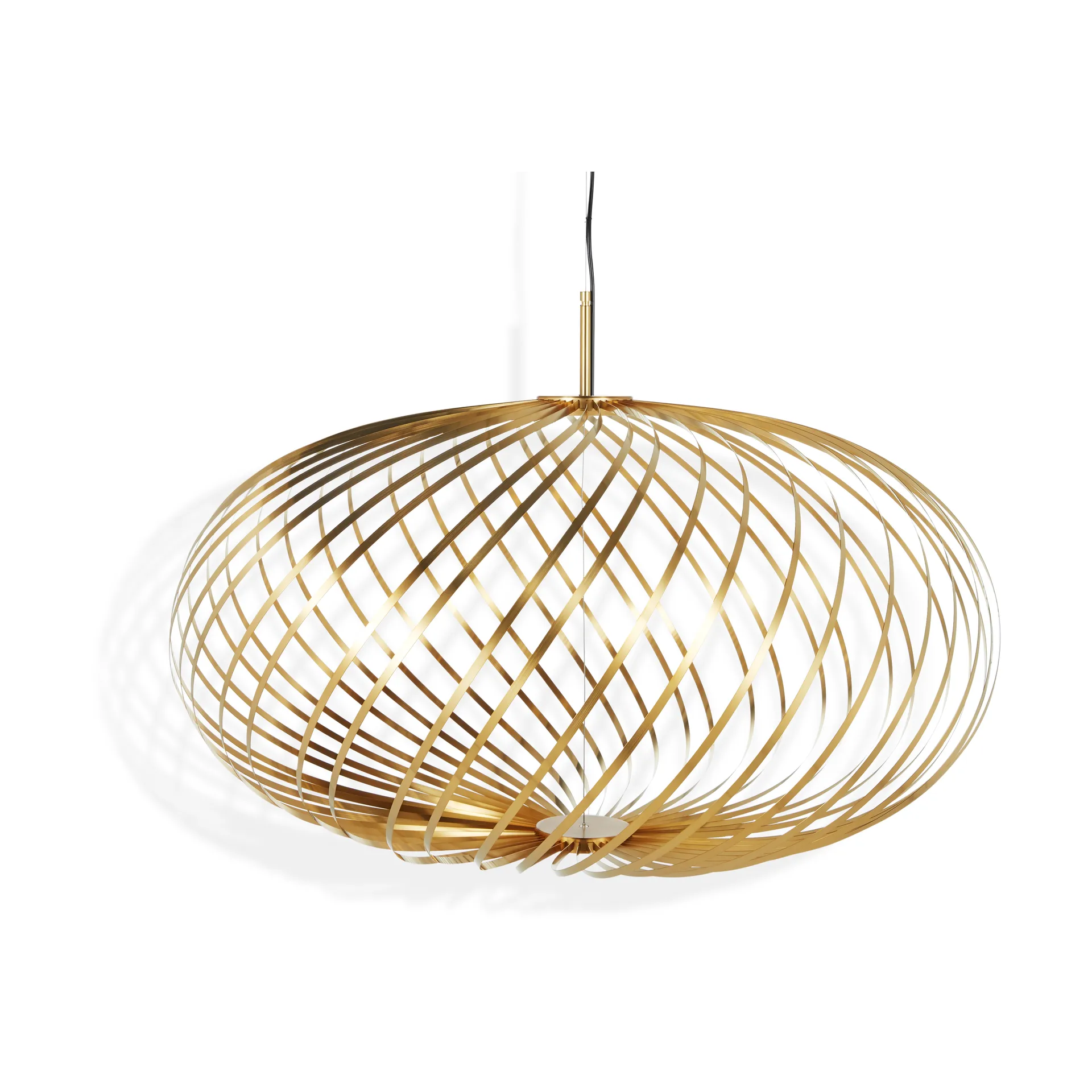 Spring pendel LED brass, Medium Tom Dixon