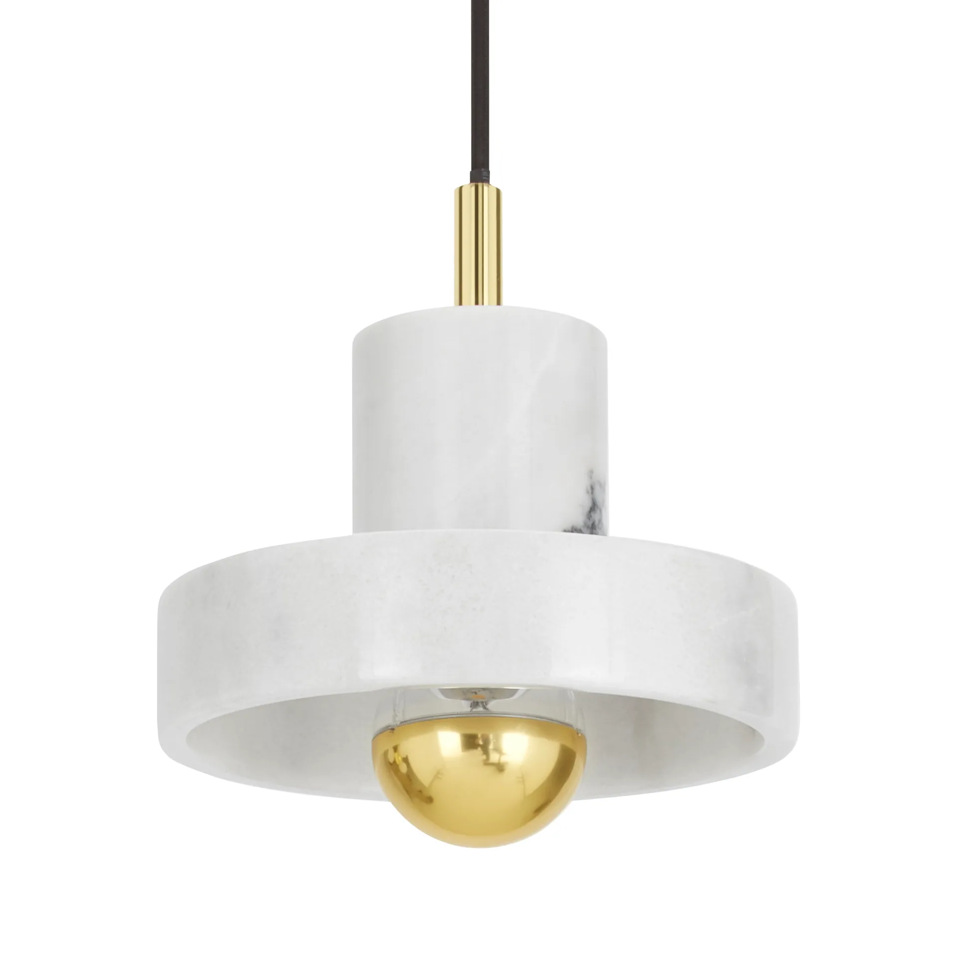 Stone pendel, Hvit marmor Tom Dixon
