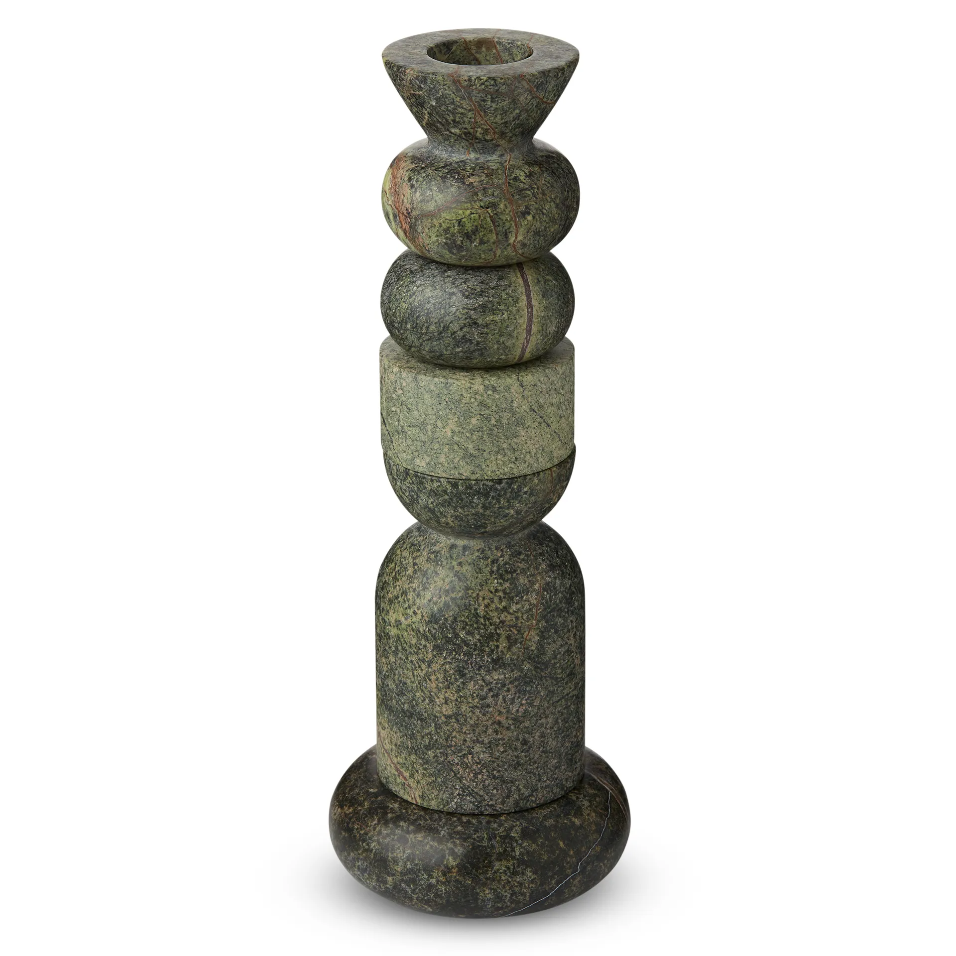 Stone Stacking lysestake 5 deler, Grønn Tom Dixon