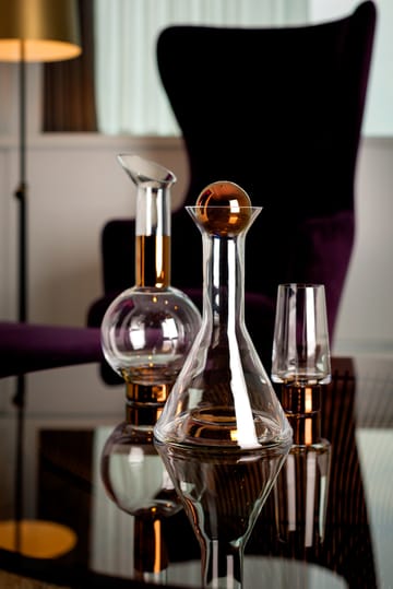 Tank High Ball drikkeglass 38 cl 2-pakning - Clear-copper - Tom Dixon